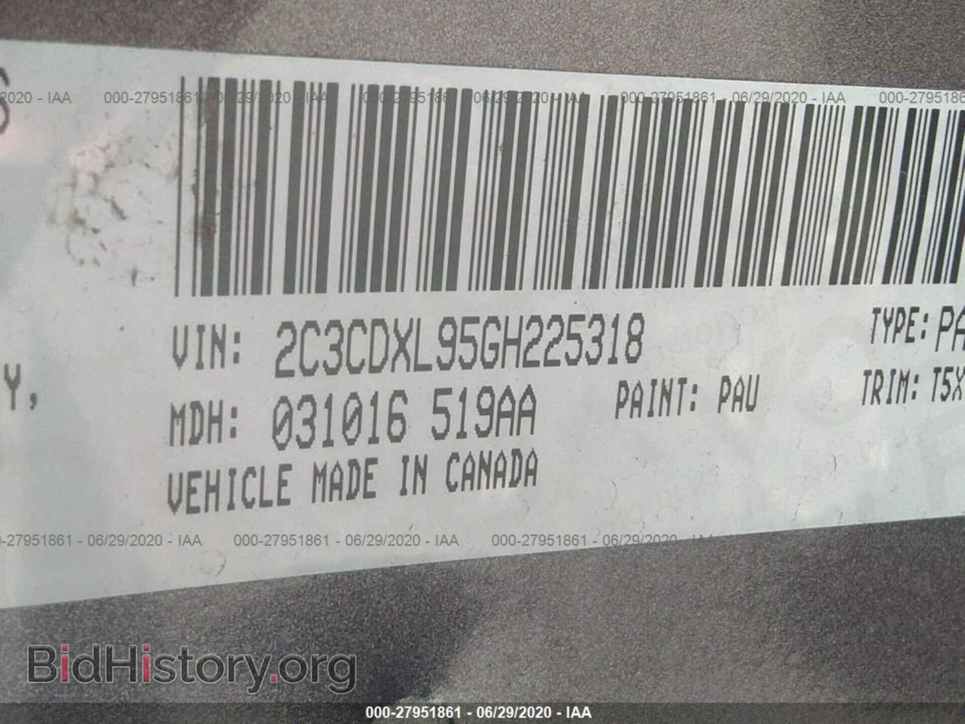 2016 DODGE CHARGER - VIN: 2C3CDXL95GH225318 - Фото 9
