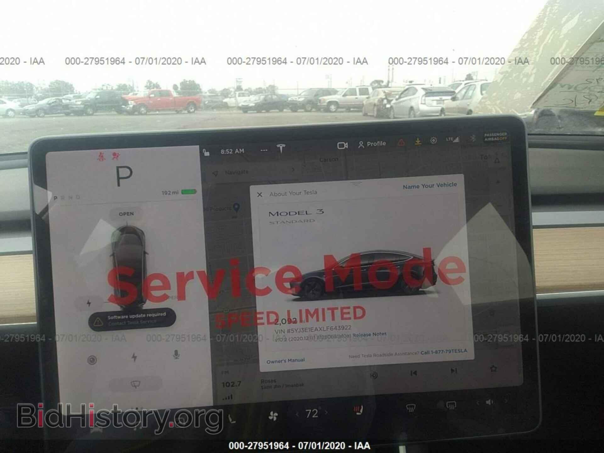 2020 TESLA MODEL 3 - VIN: 5YJ3E1EAXLF643922 - Photo 7