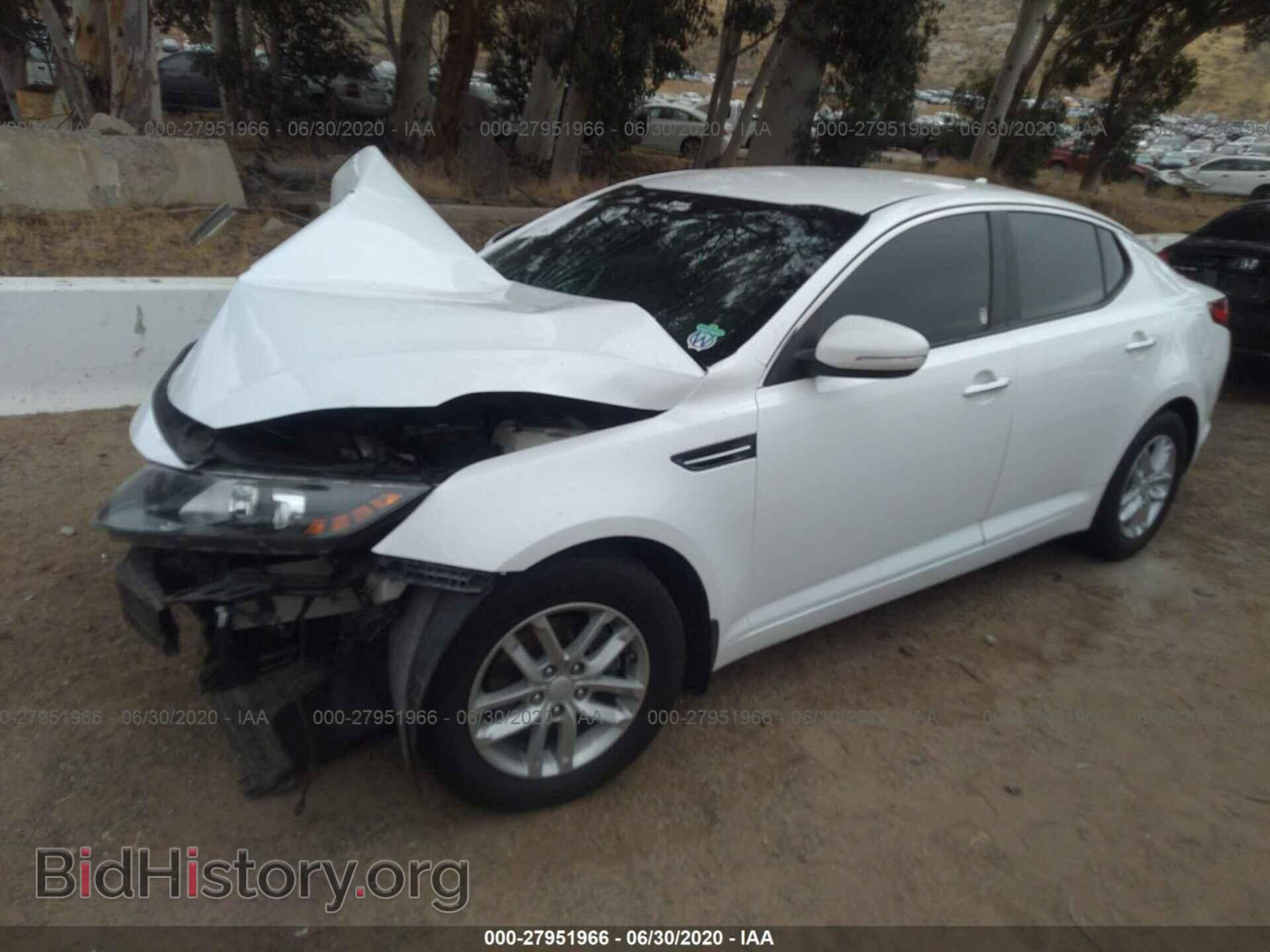 2013 KIA OPTIMA - VIN: KNAGM4A74D5325780 - Photo 2