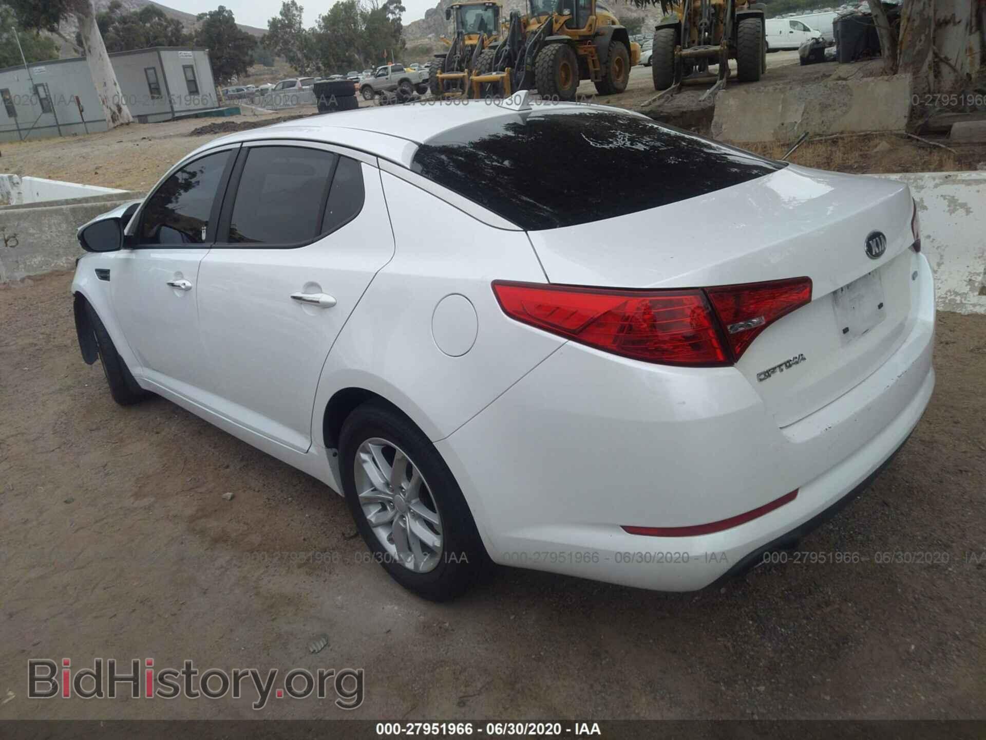 2013 KIA OPTIMA - VIN: KNAGM4A74D5325780 - Photo 3