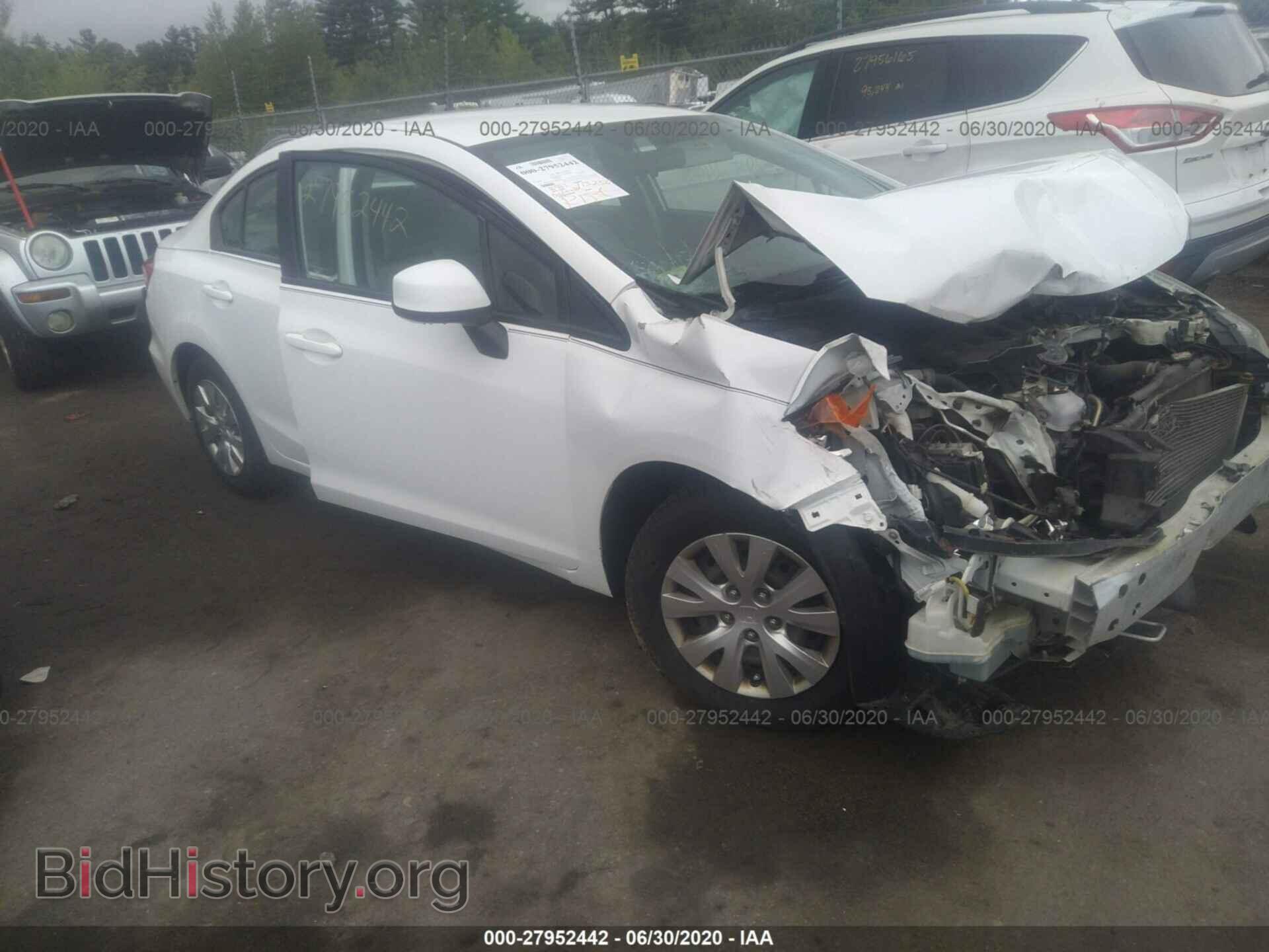 Фотография 2HGFB2F50CH561402 - HONDA CIVIC SDN 2012