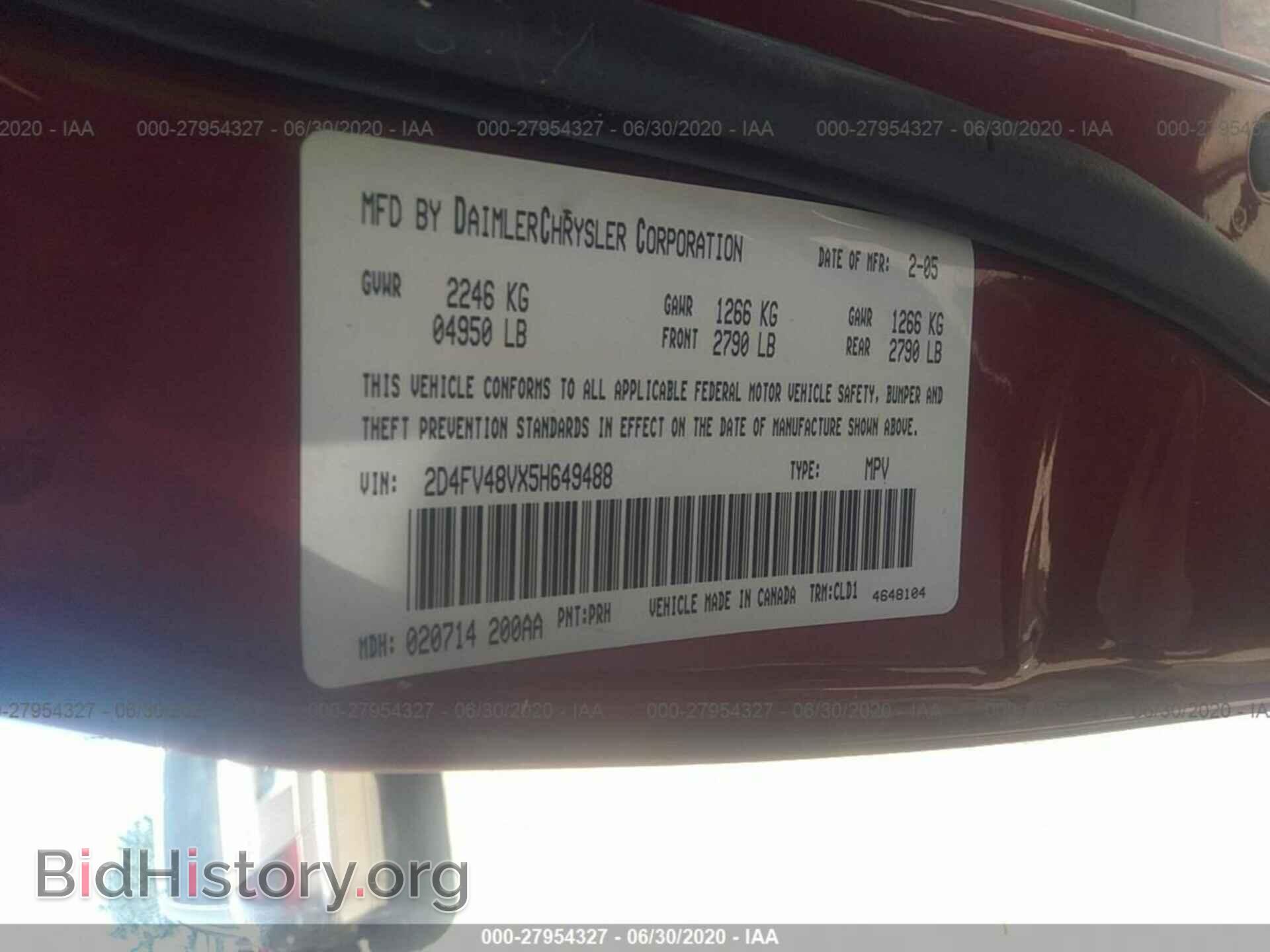 2005 DODGE MAGNUM - VIN: 2D4FV48VX5H649488 - Фото 9