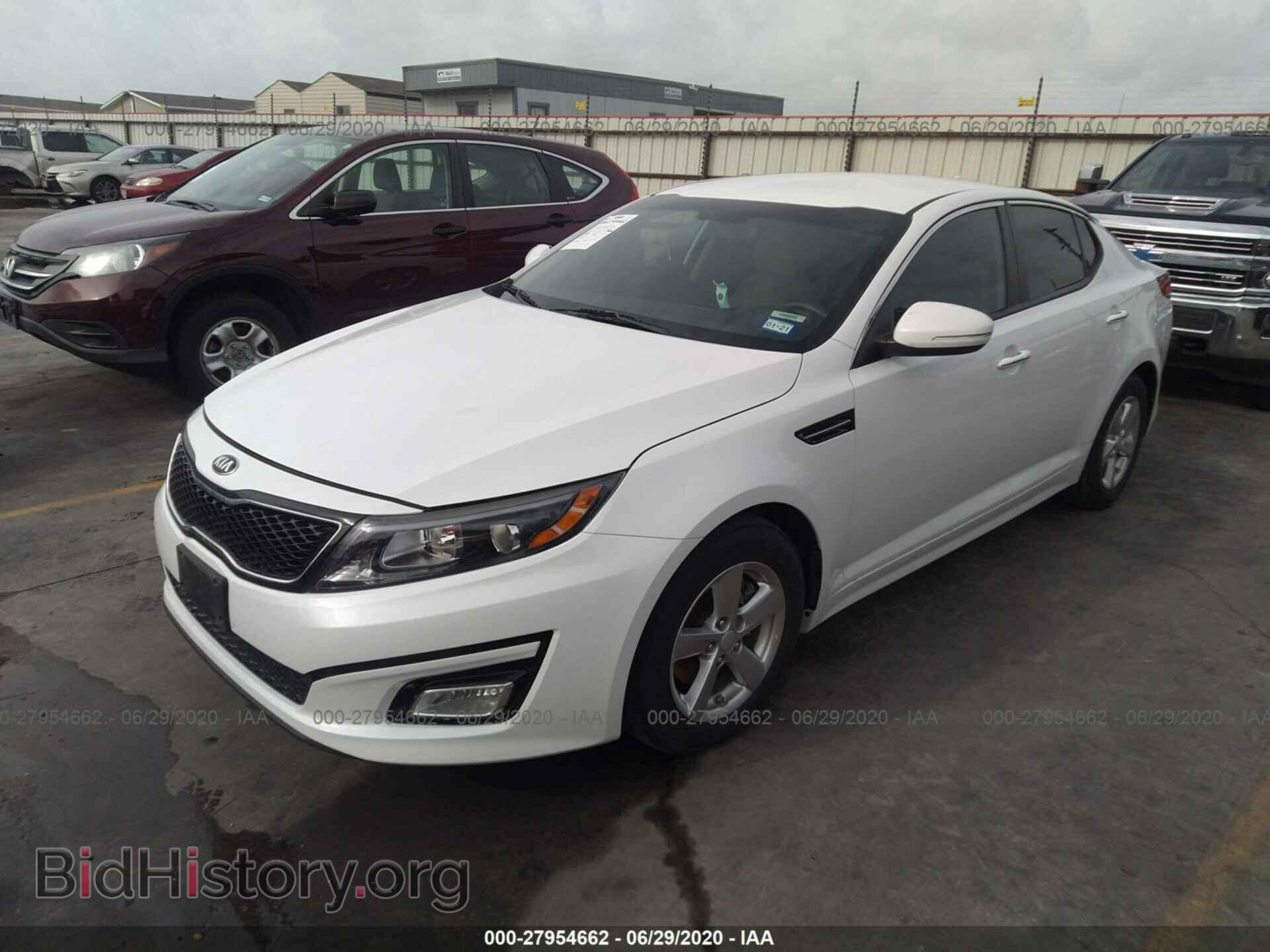 2015 KIA OPTIMA - VIN: 5XXGM4A71FG510046 - Фото 2