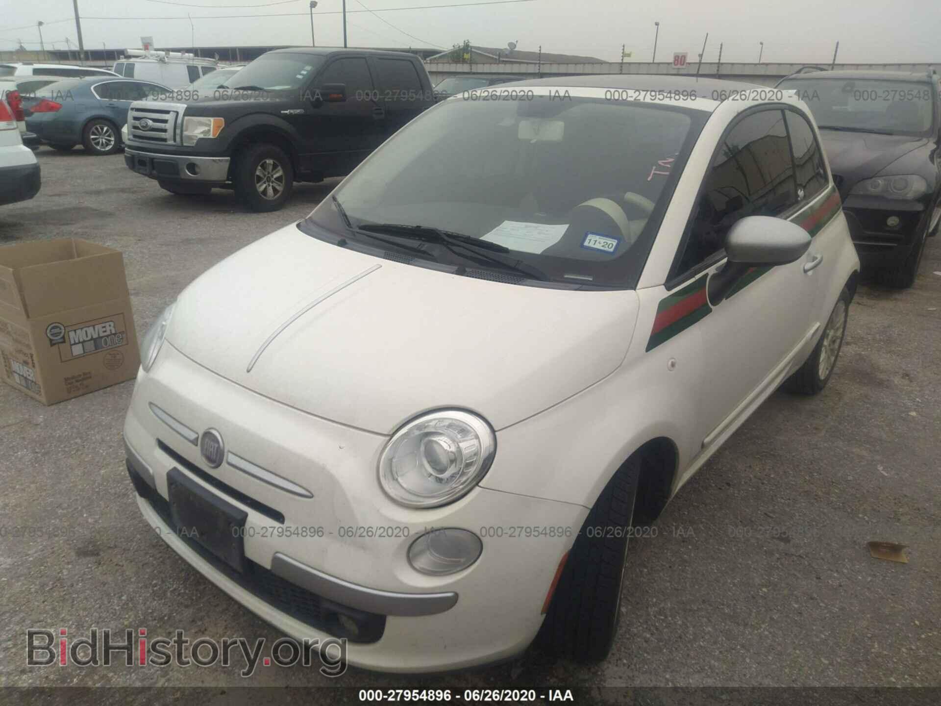 2012 FIAT 500 - VIN: 3C3CFFCR9CT280389 - Фото 2