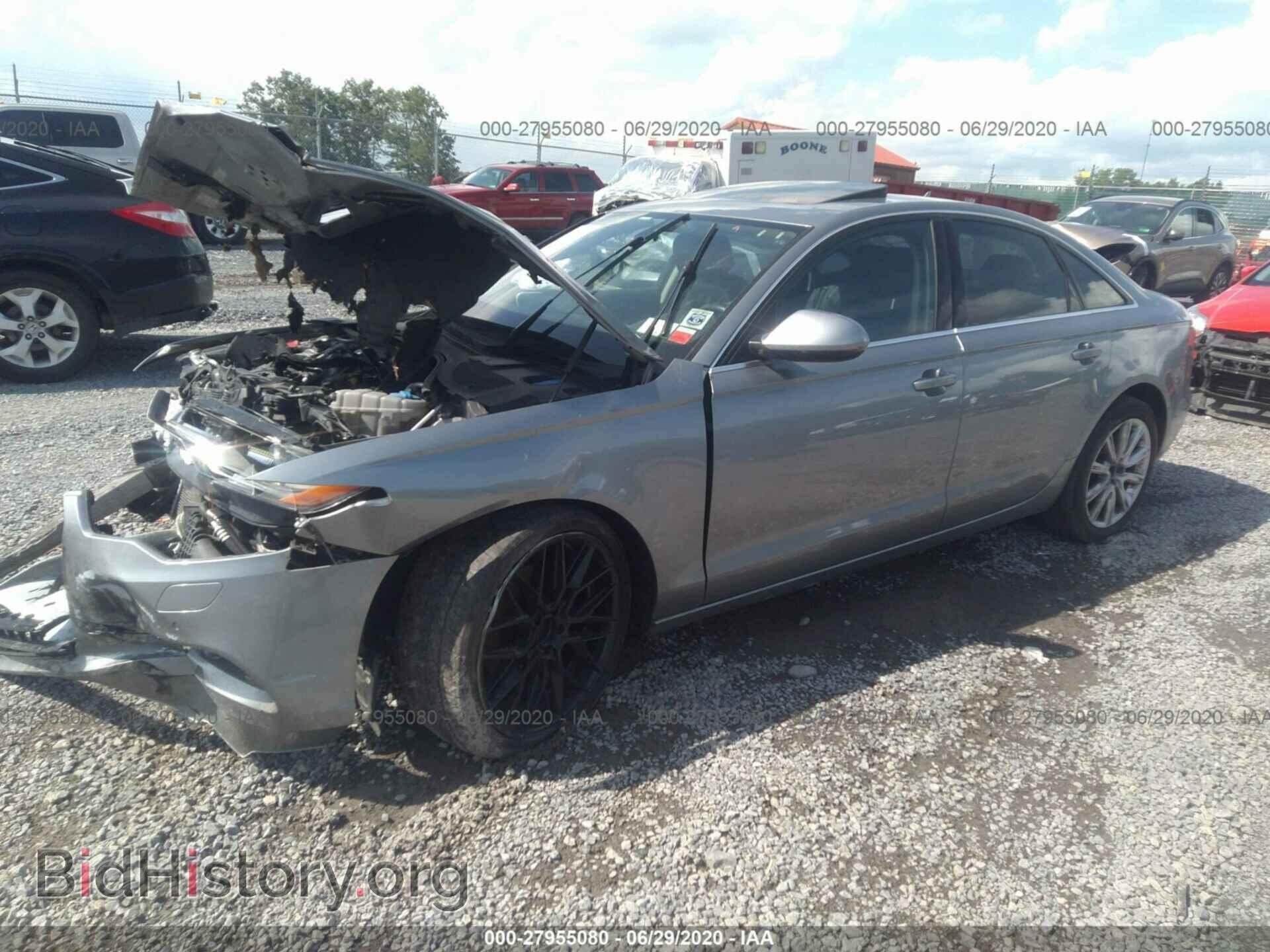 2013 AUDI A6 - VIN: WAUGFAFC7DN101398 - Фото 2