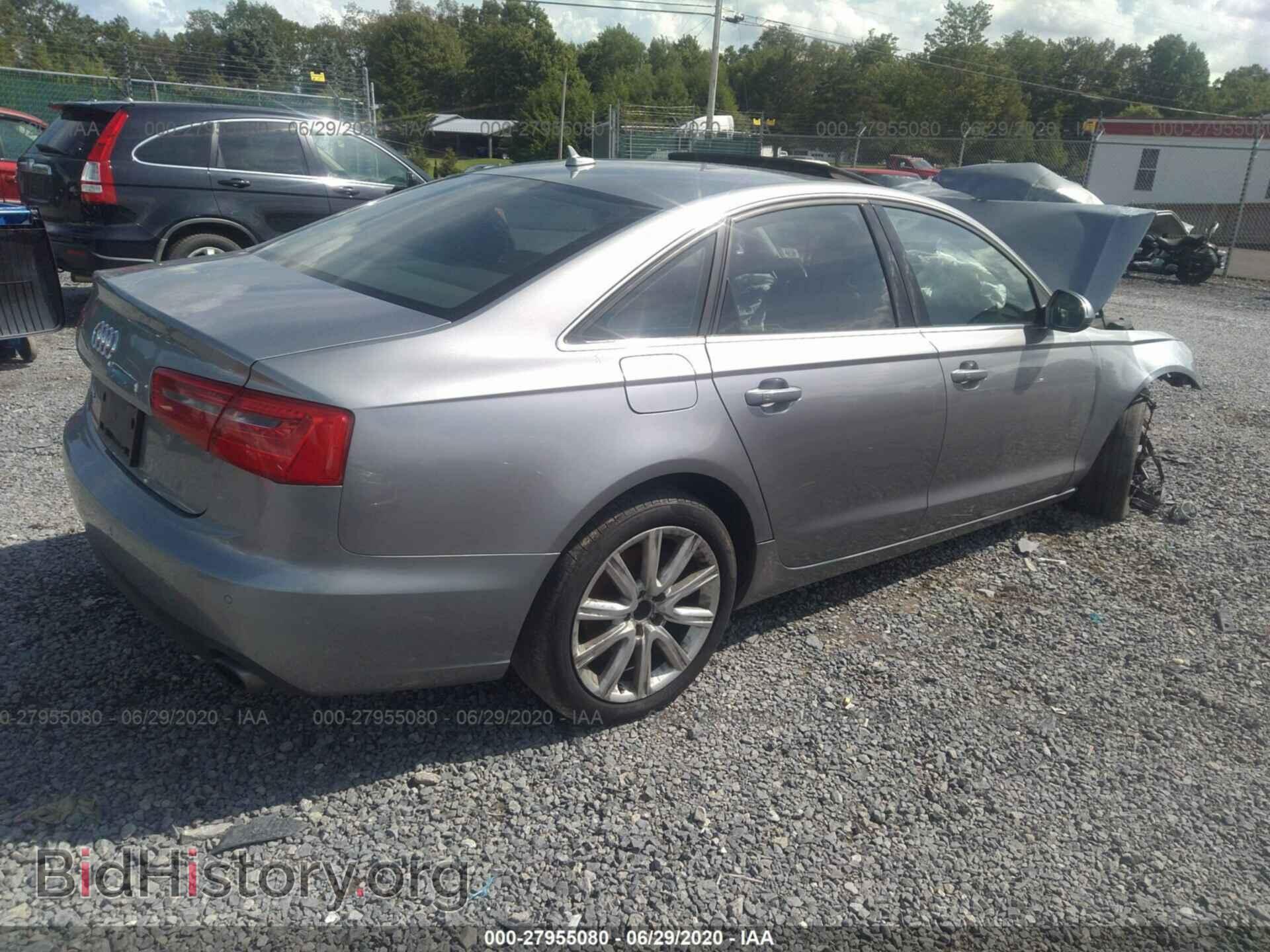 2013 AUDI A6 - VIN: WAUGFAFC7DN101398 - Фото 4