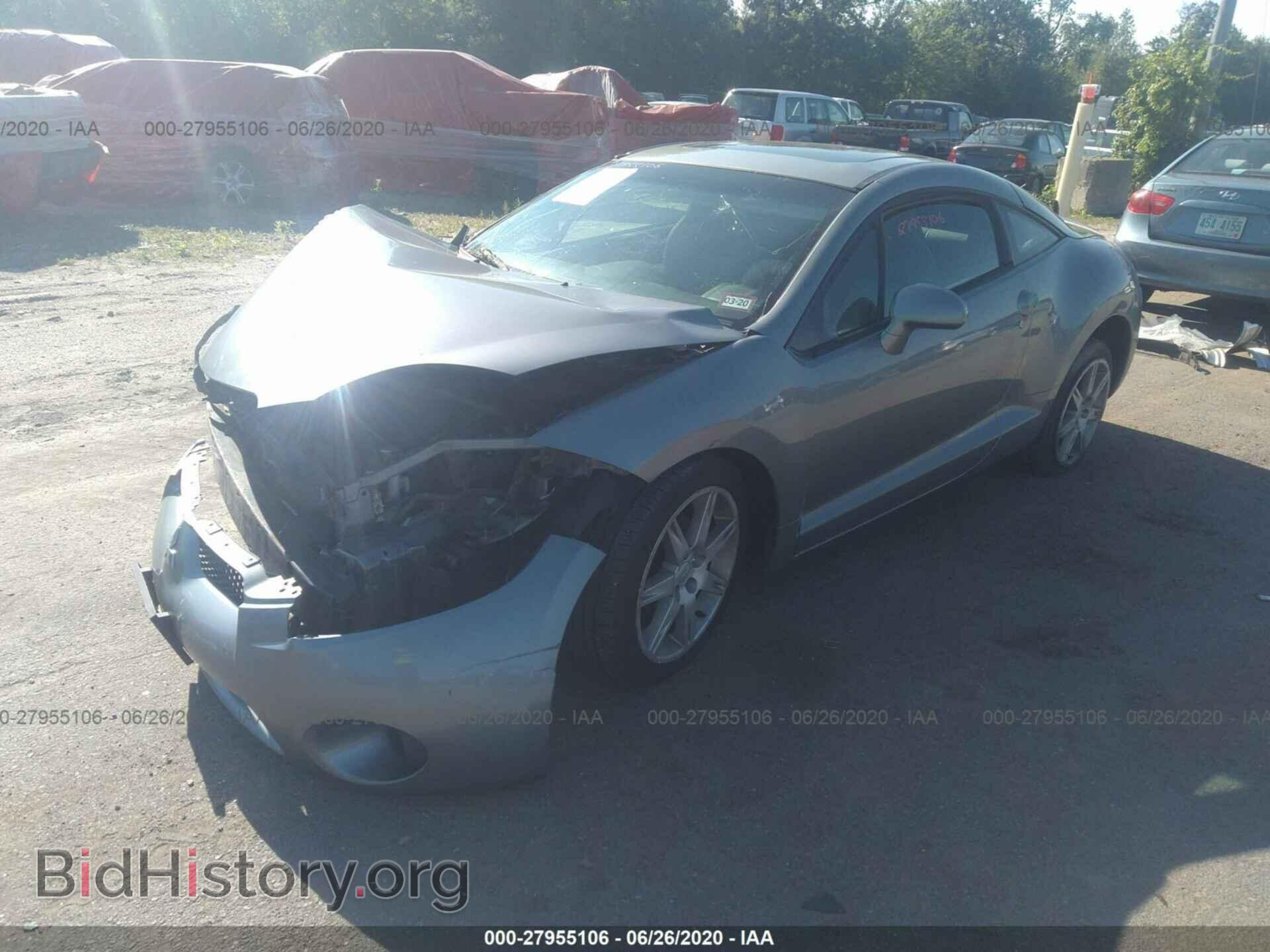 2007 MITSUBISHI ECLIPSE - VIN: 4A3AK64F07E070026 - Фото 2