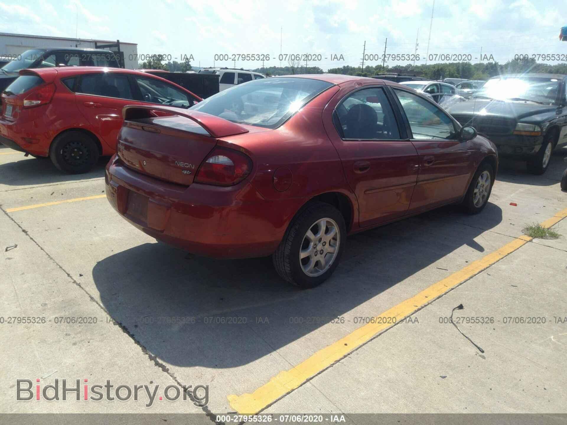 2005 DODGE NEON - VIN: 1B3ES56C35D107074 - Фото 4