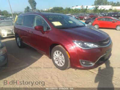 2018 Chrysler PACIFICA Touring L, темно-бордовый — VIN 2C4RC1BG4JR278986, IAAI