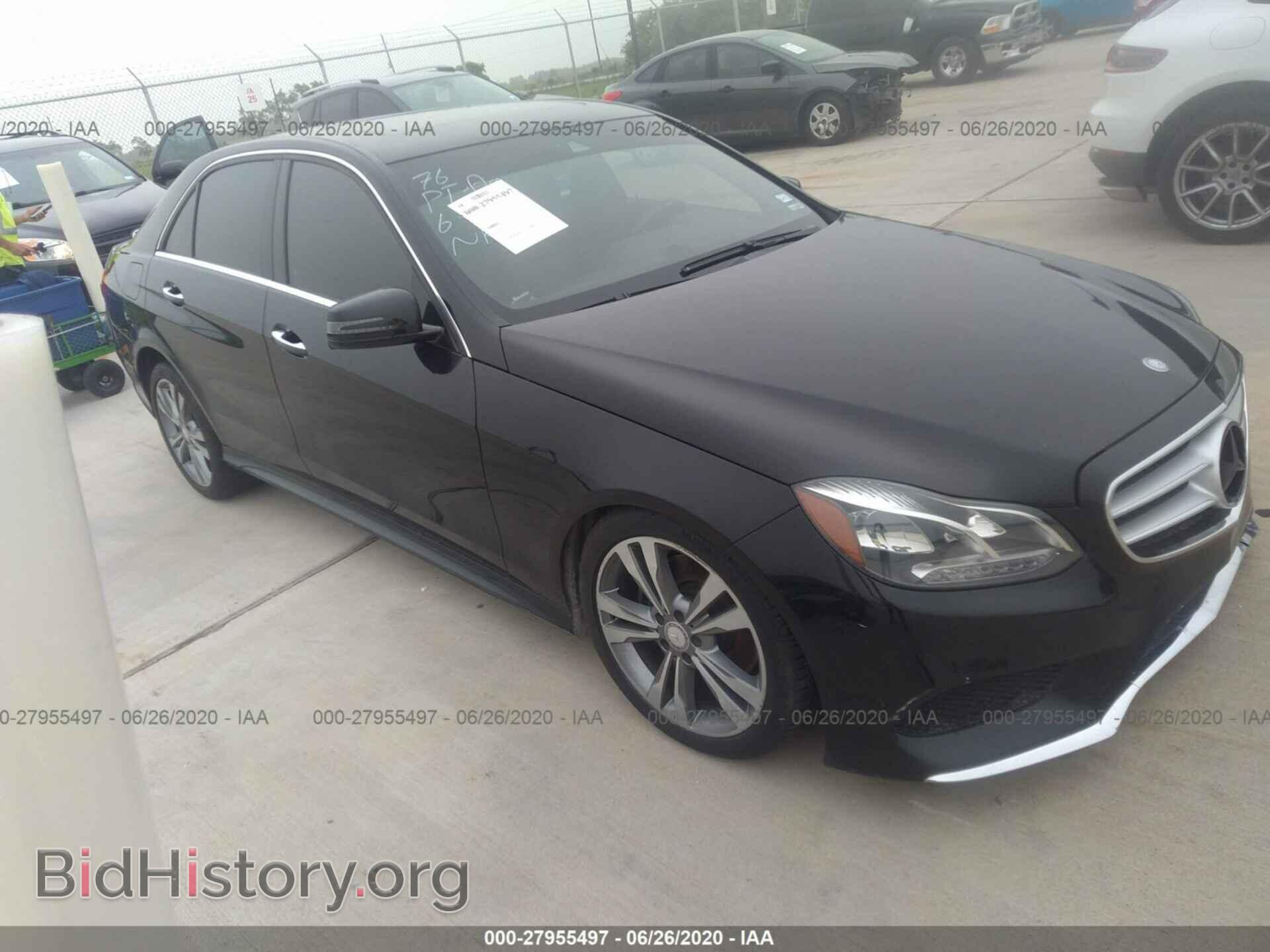 Photo WDDHF5KBXEA973696 - MERCEDES-BENZ E-CLASS 2014