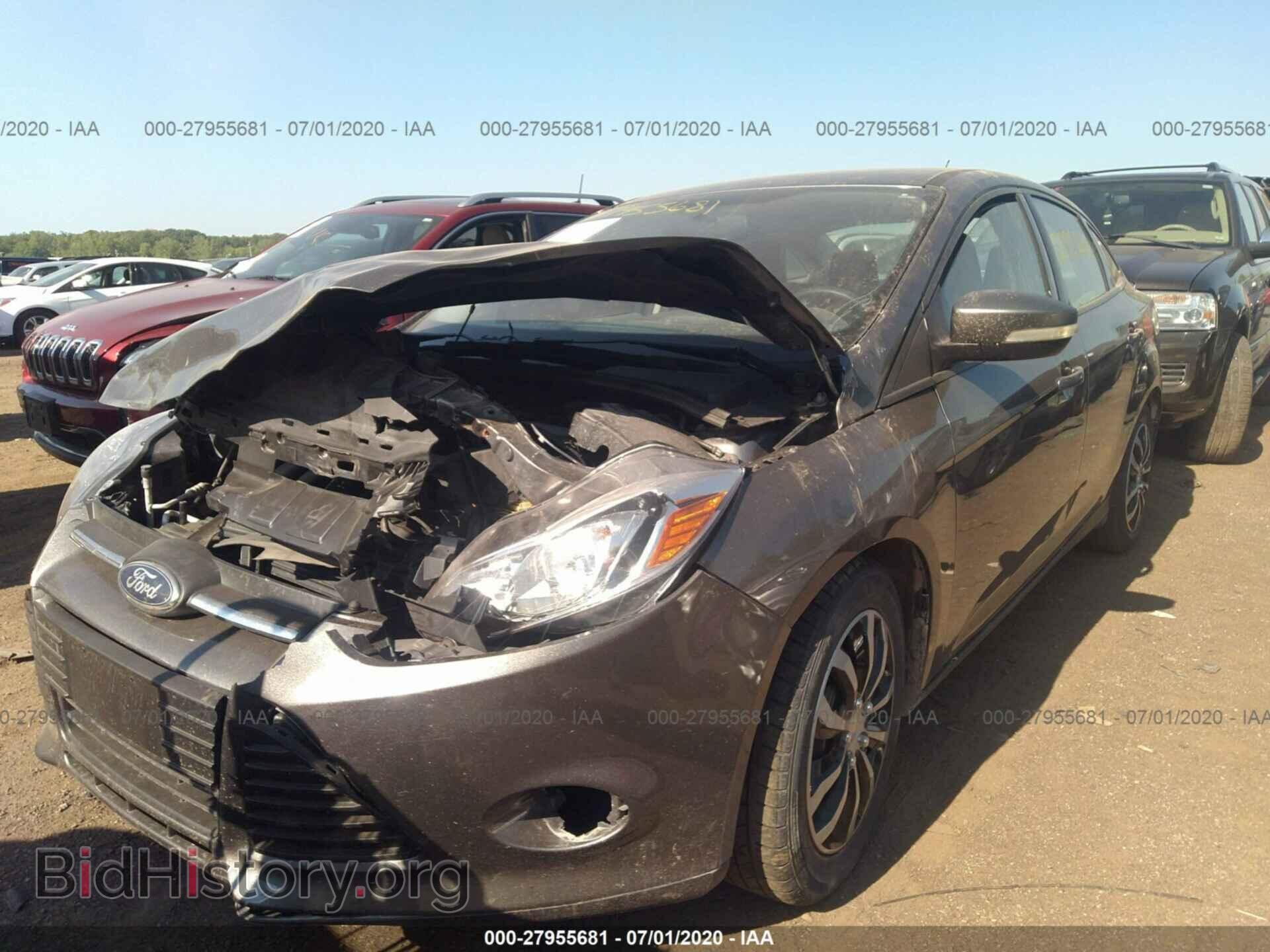 2014 FORD FOCUS - VIN: 1FADP3F27EL356593 - Фото 2