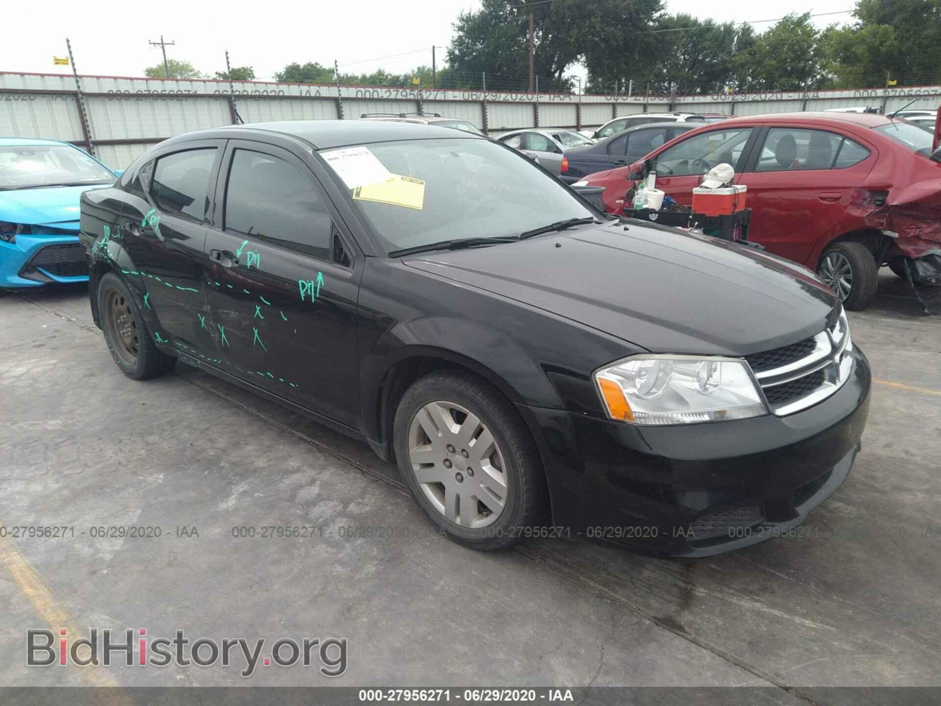 Фотография 1C3CDZAB7EN217680 - DODGE AVENGER 2014
