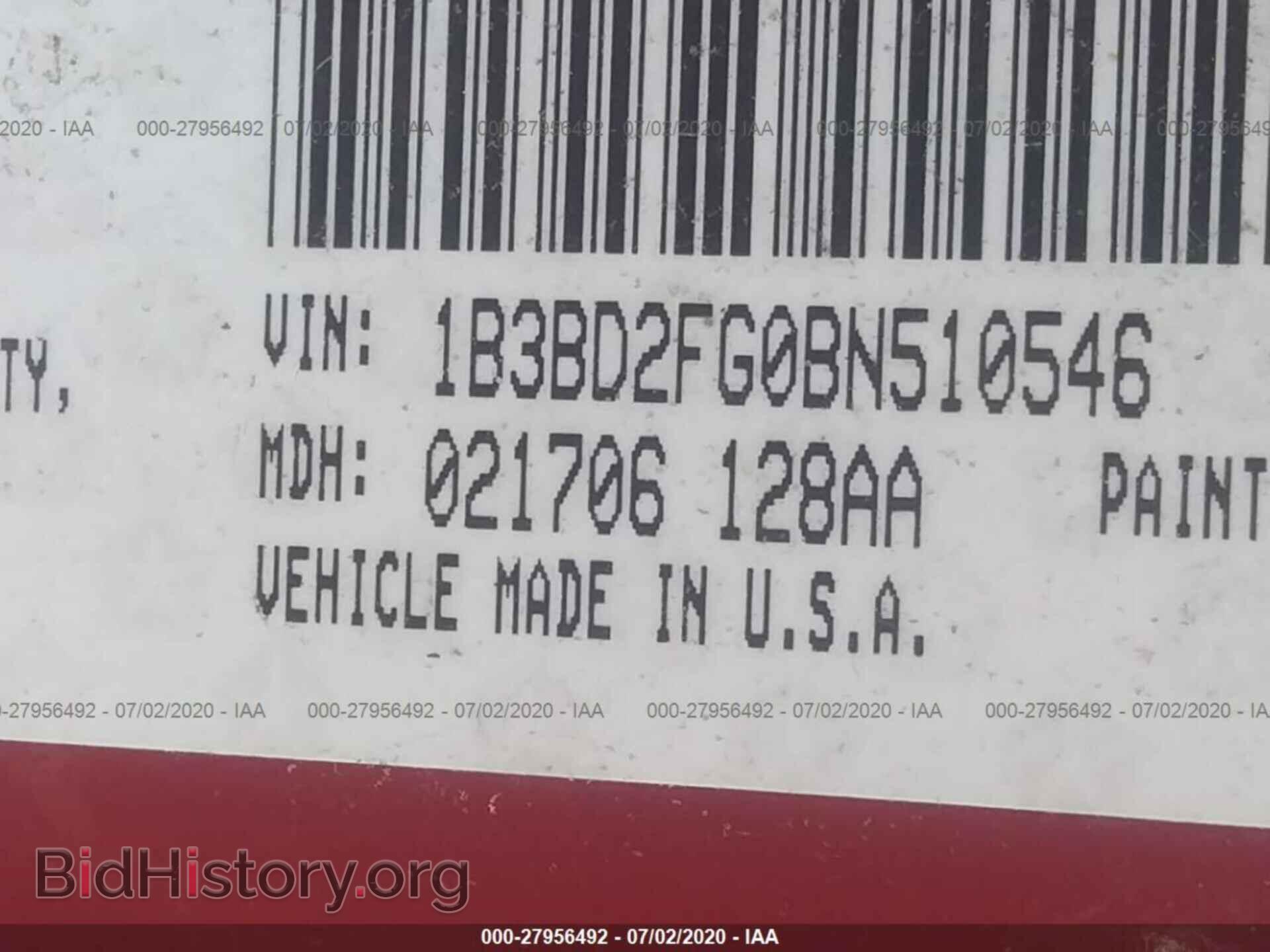 2011 DODGE AVENGER - VIN: 1B3BD2FG0BN510546 - Photo 9