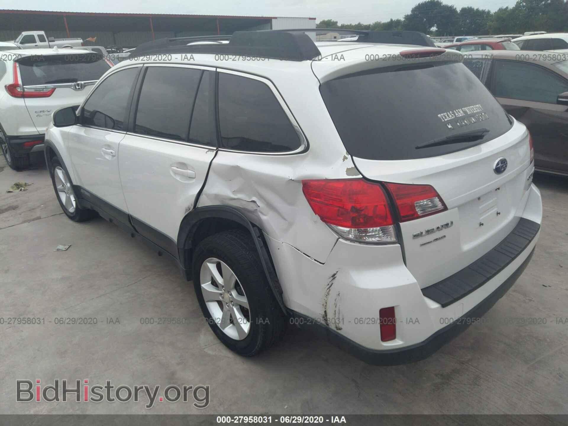 2013 SUBARU OUTBACK - VIN: 4S4BRBGC3D3295038 - Фото 3