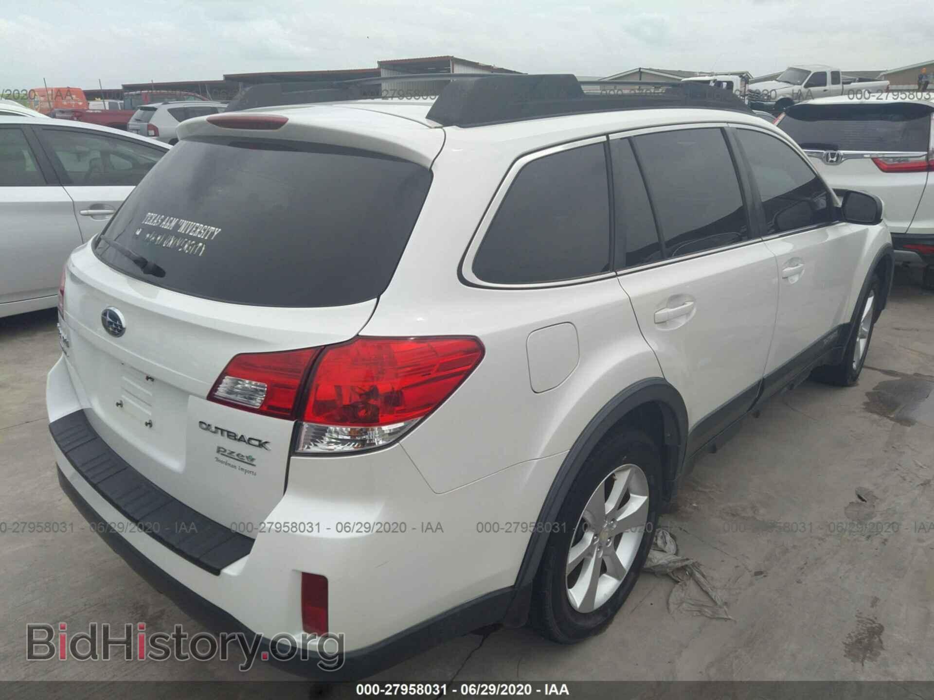 2013 SUBARU OUTBACK - VIN: 4S4BRBGC3D3295038 - Фото 4