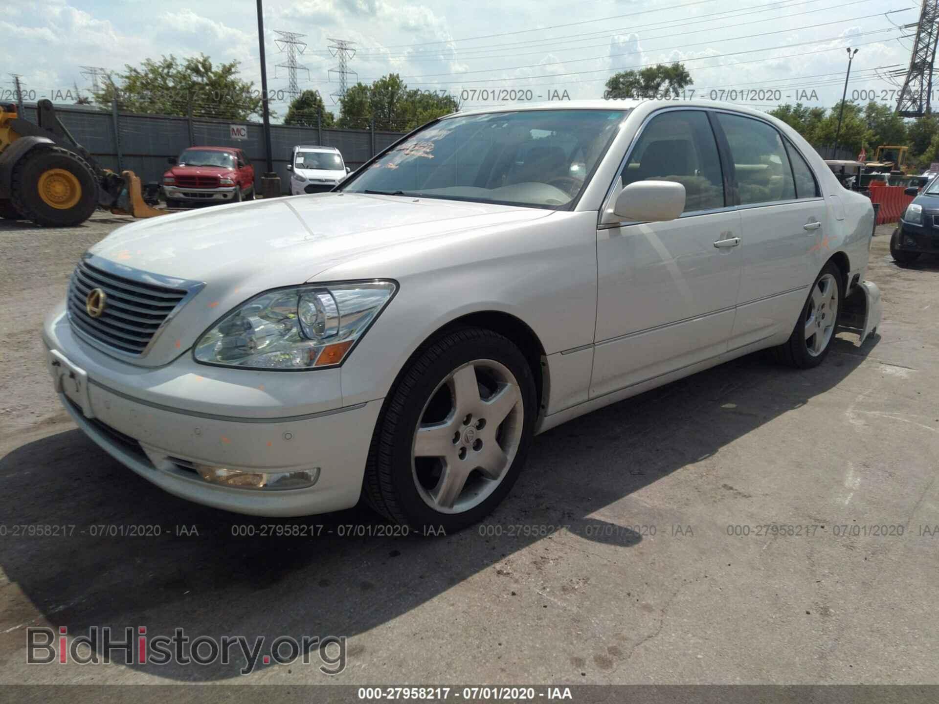 2005 LEXUS LS - VIN: JTHBN36F055005697 - Фото 2