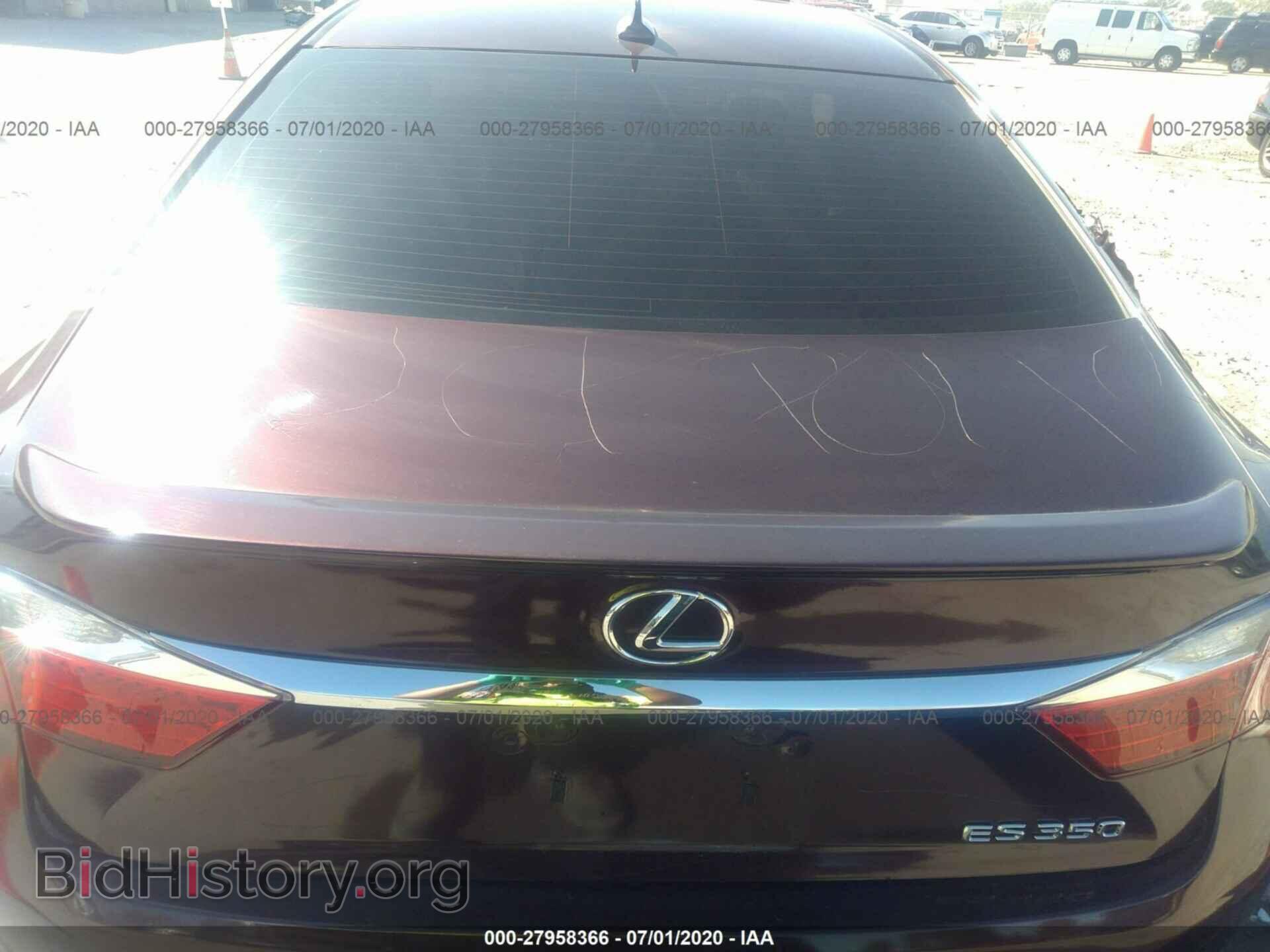 2013 LEXUS ES 350 - VIN: JTHBK1GG6D2019110 - Фото 6