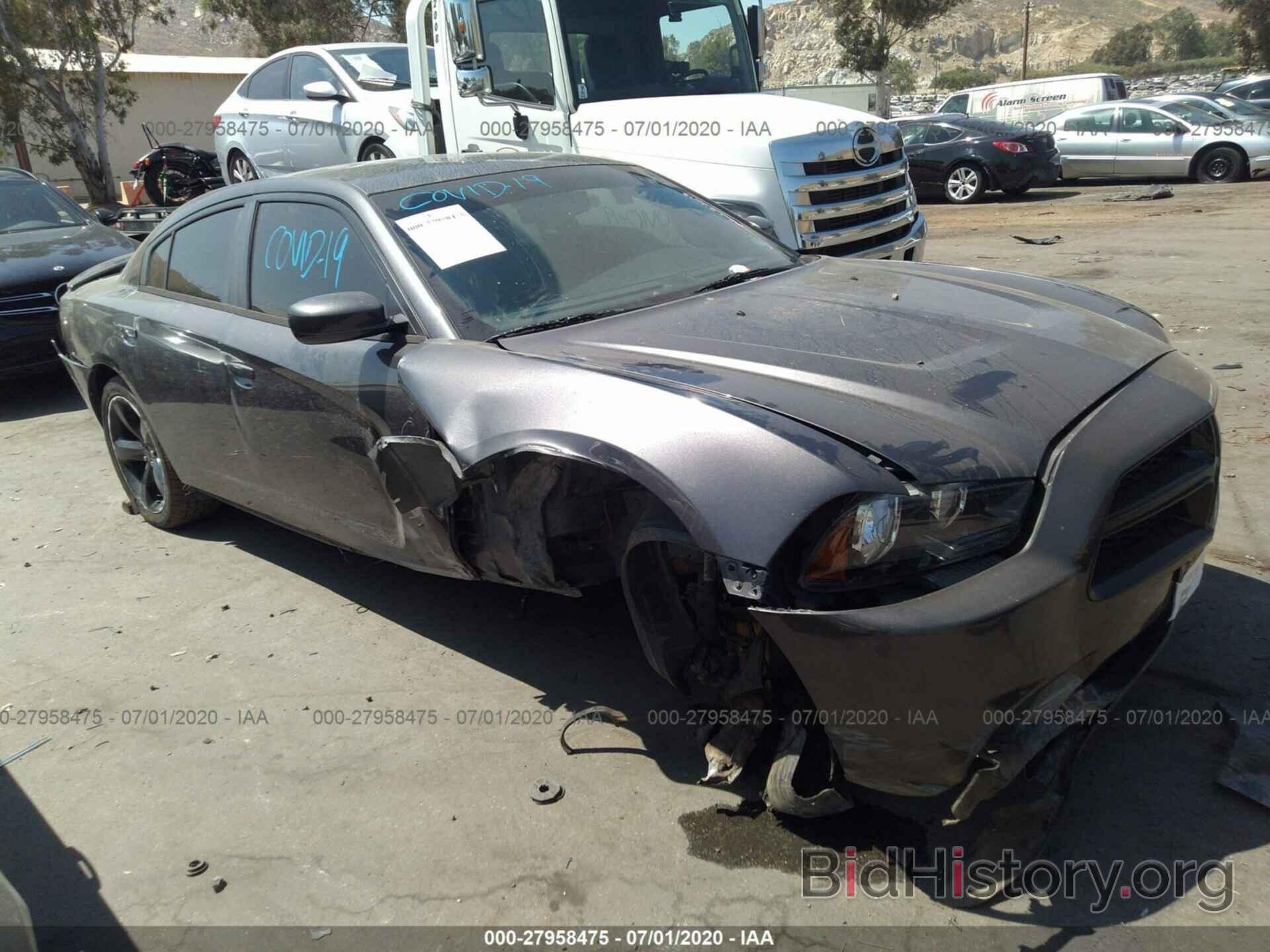 Photo 2C3CDXHG3EH182330 - DODGE CHARGER 2014