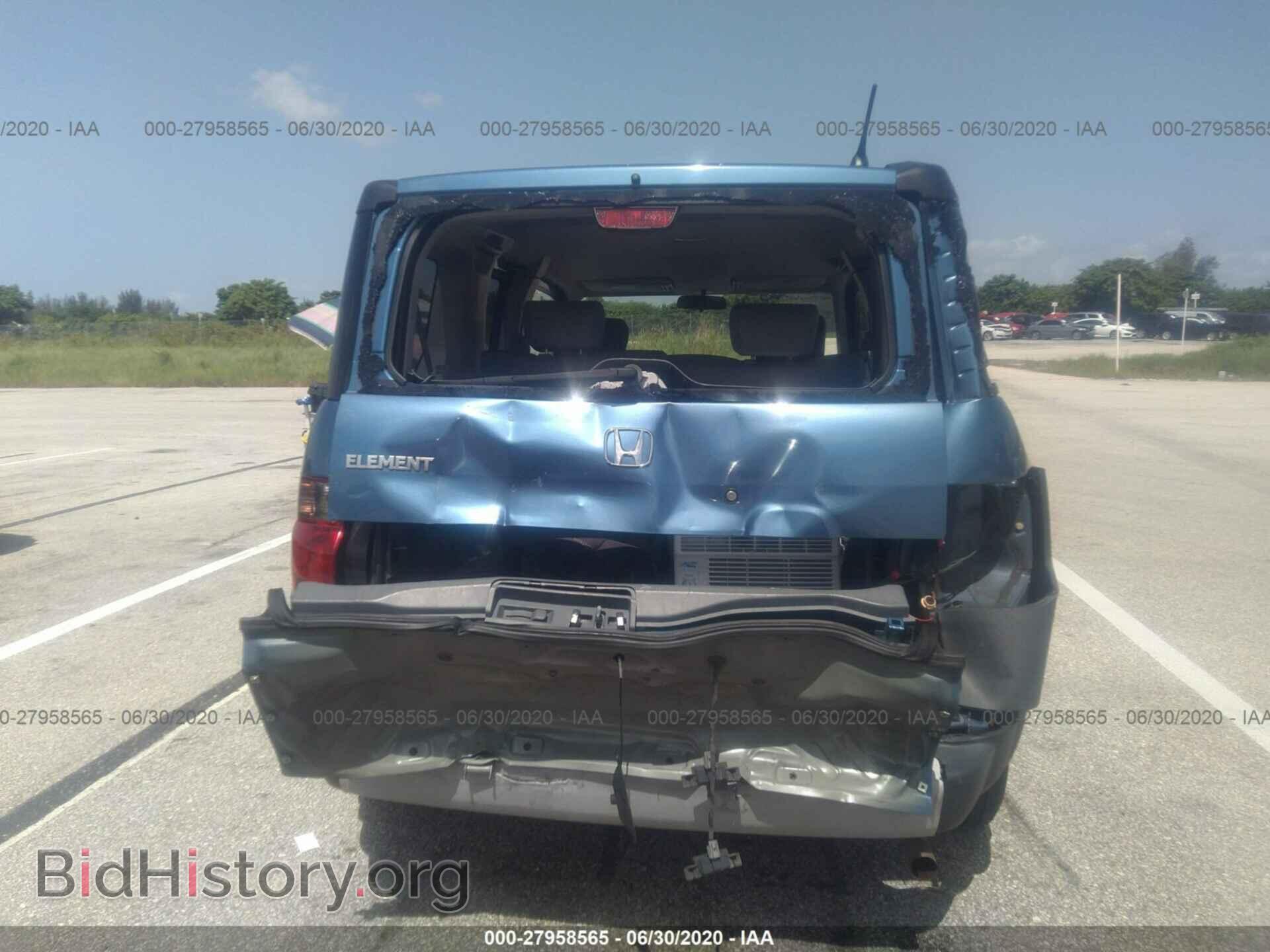 2006 HONDA ELEMENT - VIN: 5J6YH183X6L010634 - Фото 6