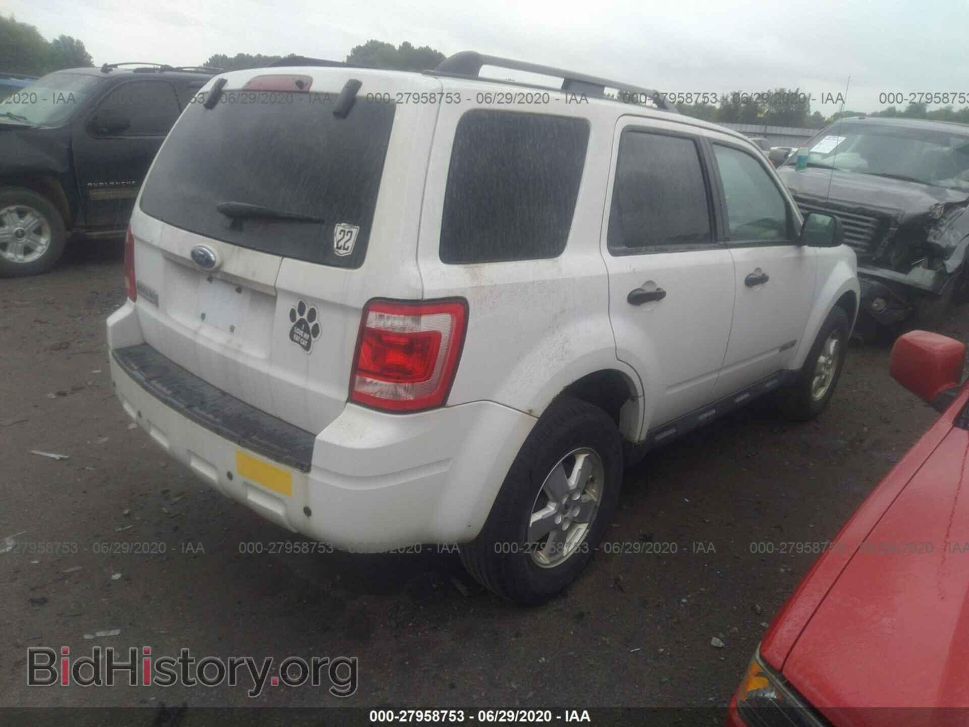 2008 FORD ESCAPE - VIN: 1FMCU03Z18KB36371 - Фото 4