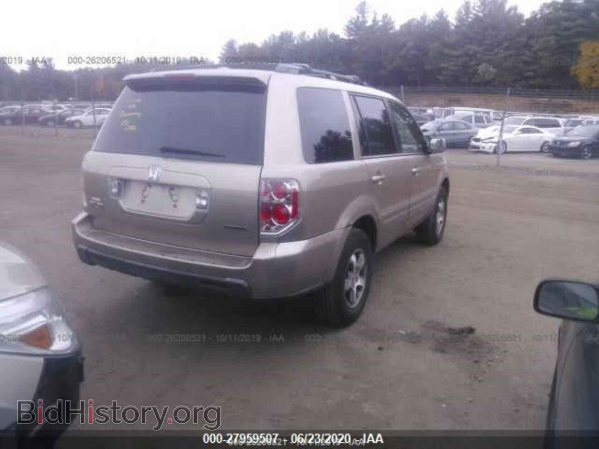 2006 HONDA PILOT - VIN: 2HKYF18576H528086 - Фото 4