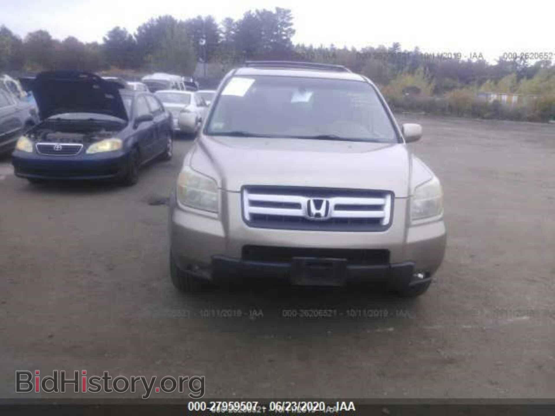 2006 HONDA PILOT - VIN: 2HKYF18576H528086 - Фото 6