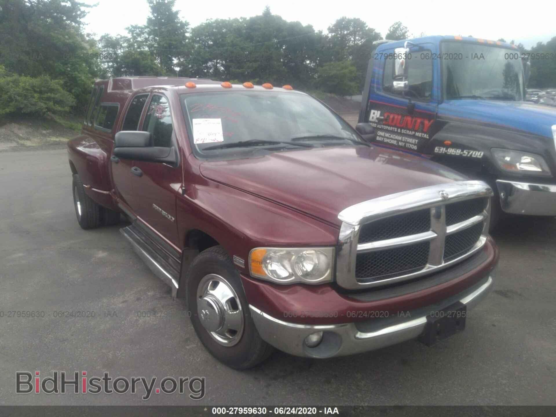 Photo 3D7MA48D53G778295 - DODGE RAM 3500 2003