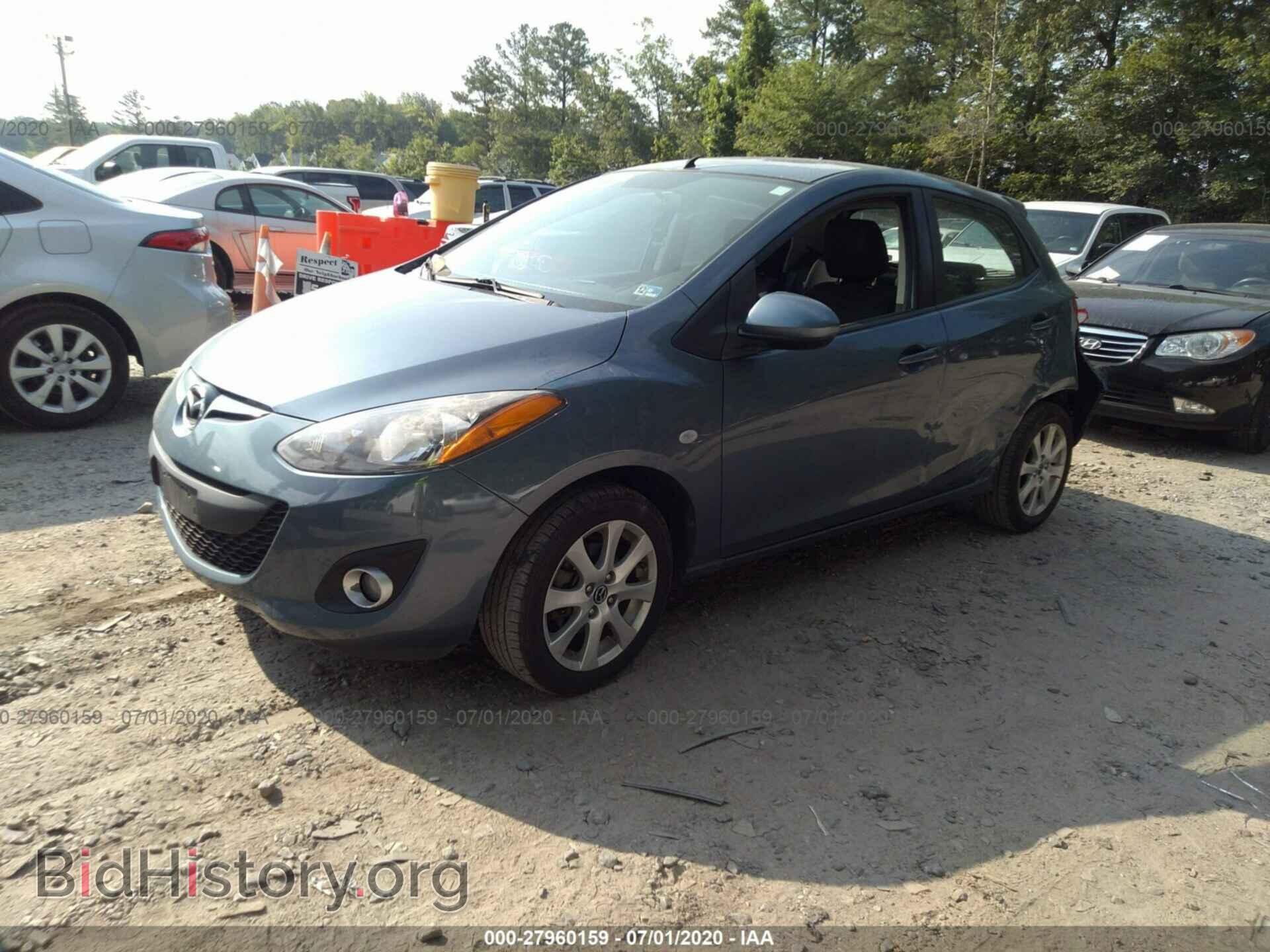 2014 MAZDA MAZDA2 - VIN: JM1DE1LY5E0176107 - Фото 2
