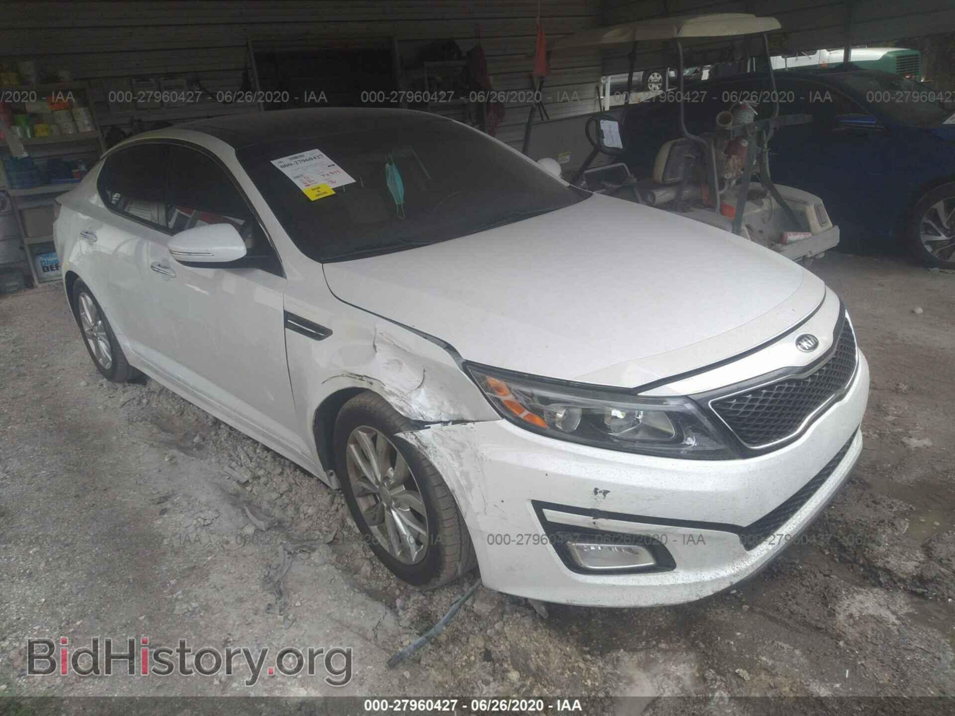 Фотография 5XXGN4A76FG352221 - KIA OPTIMA 2015