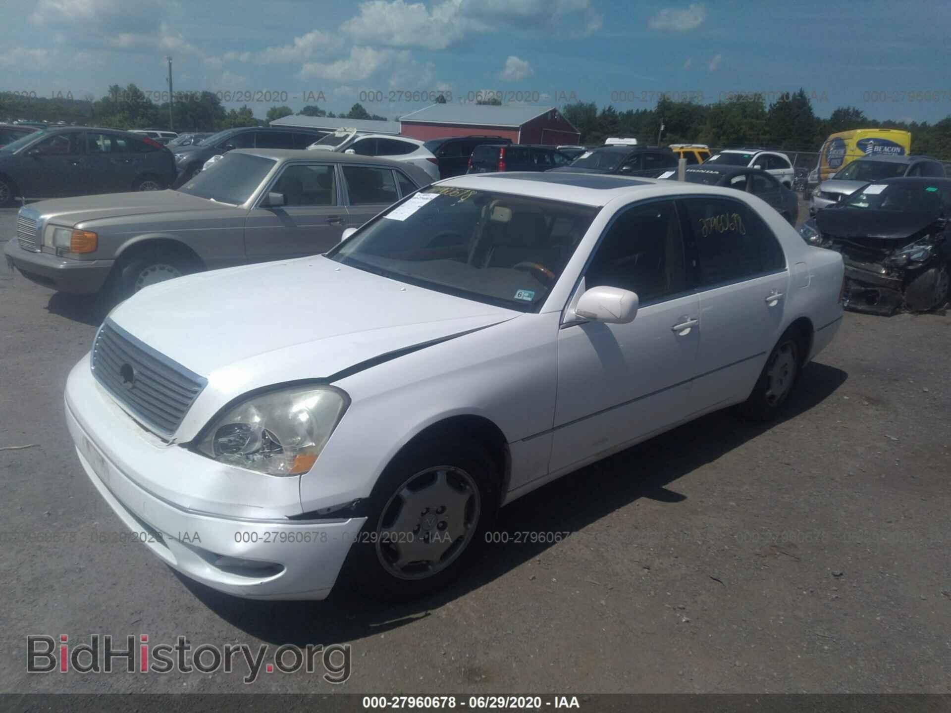 2002 LEXUS LS - VIN: JTHBN30F820071397 - Фото 2