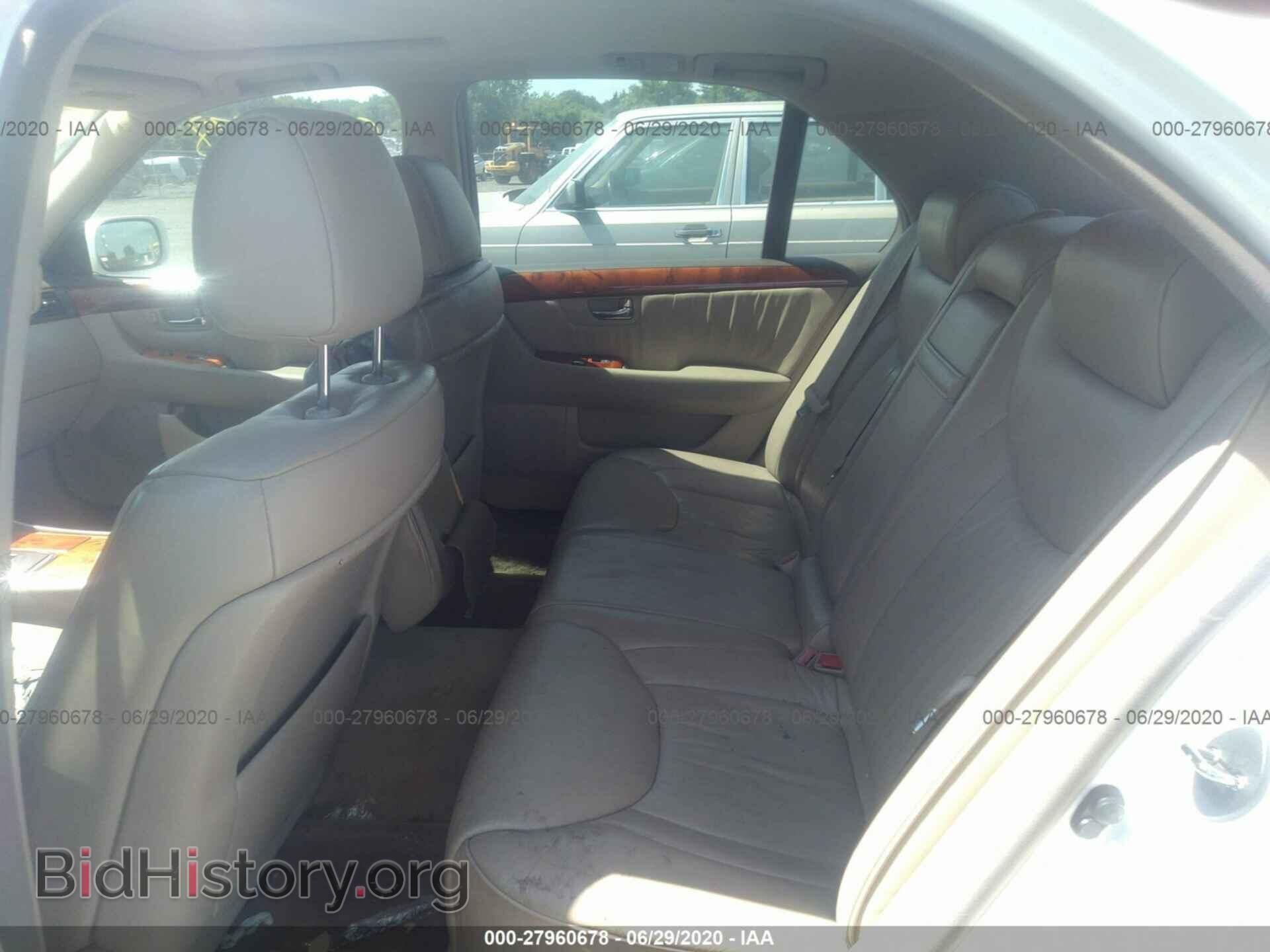 2002 LEXUS LS - VIN: JTHBN30F820071397 - Фото 8