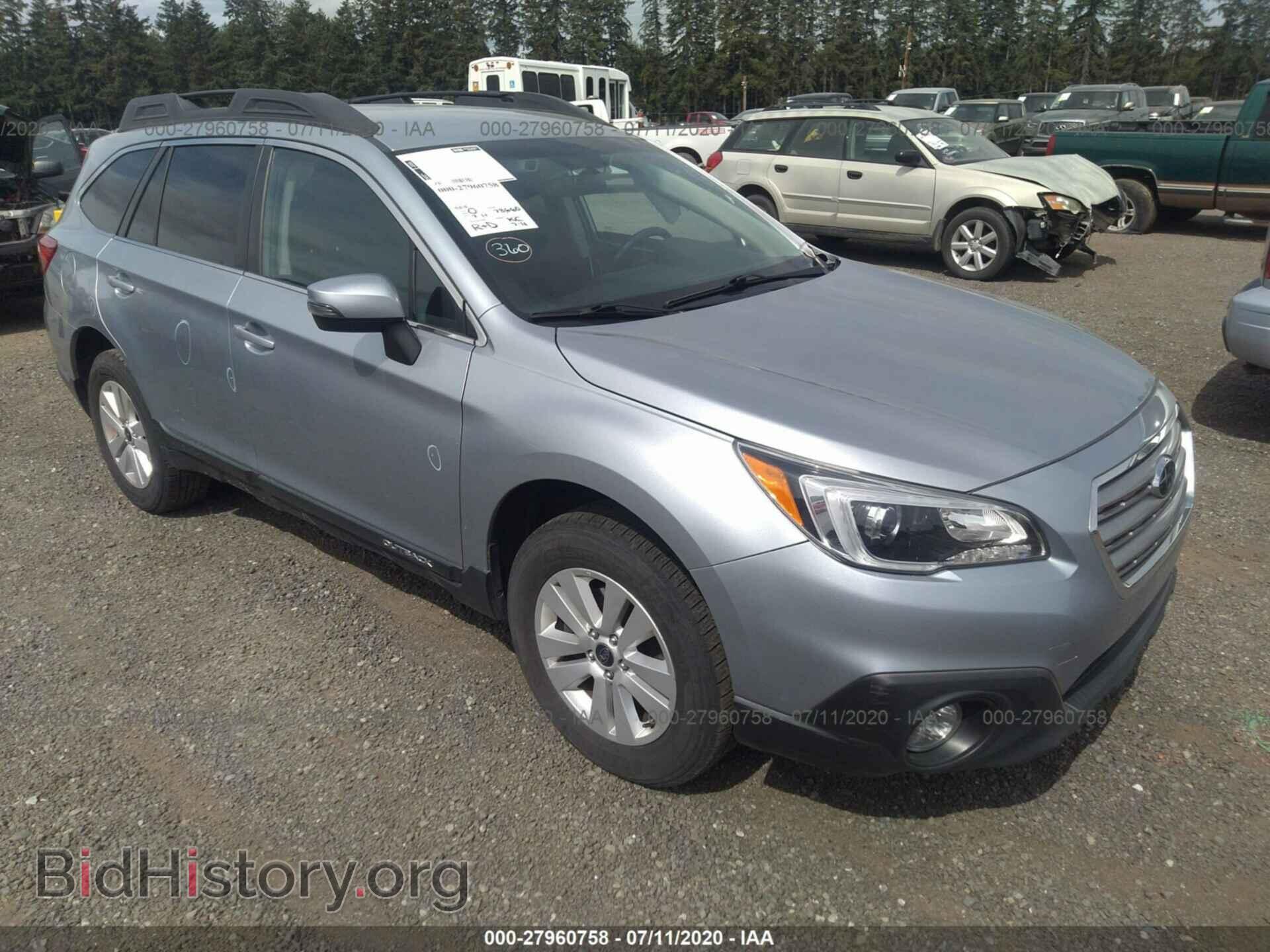 Фотография 4S4BSAFC6G3201030 - SUBARU OUTBACK 2016