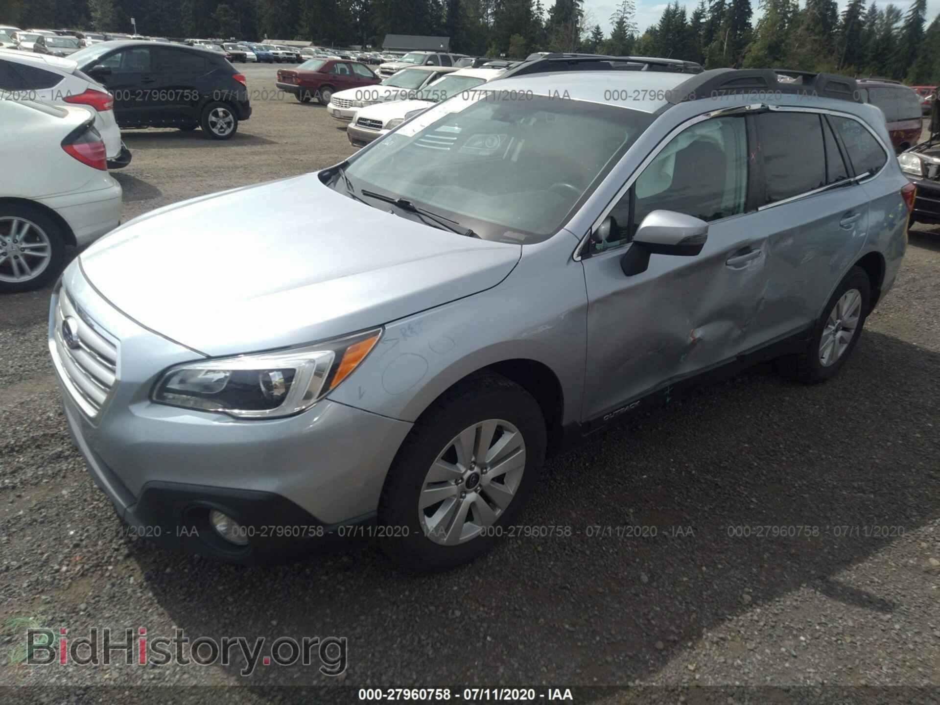 2016 SUBARU OUTBACK - VIN: 4S4BSAFC6G3201030 - Фото 2