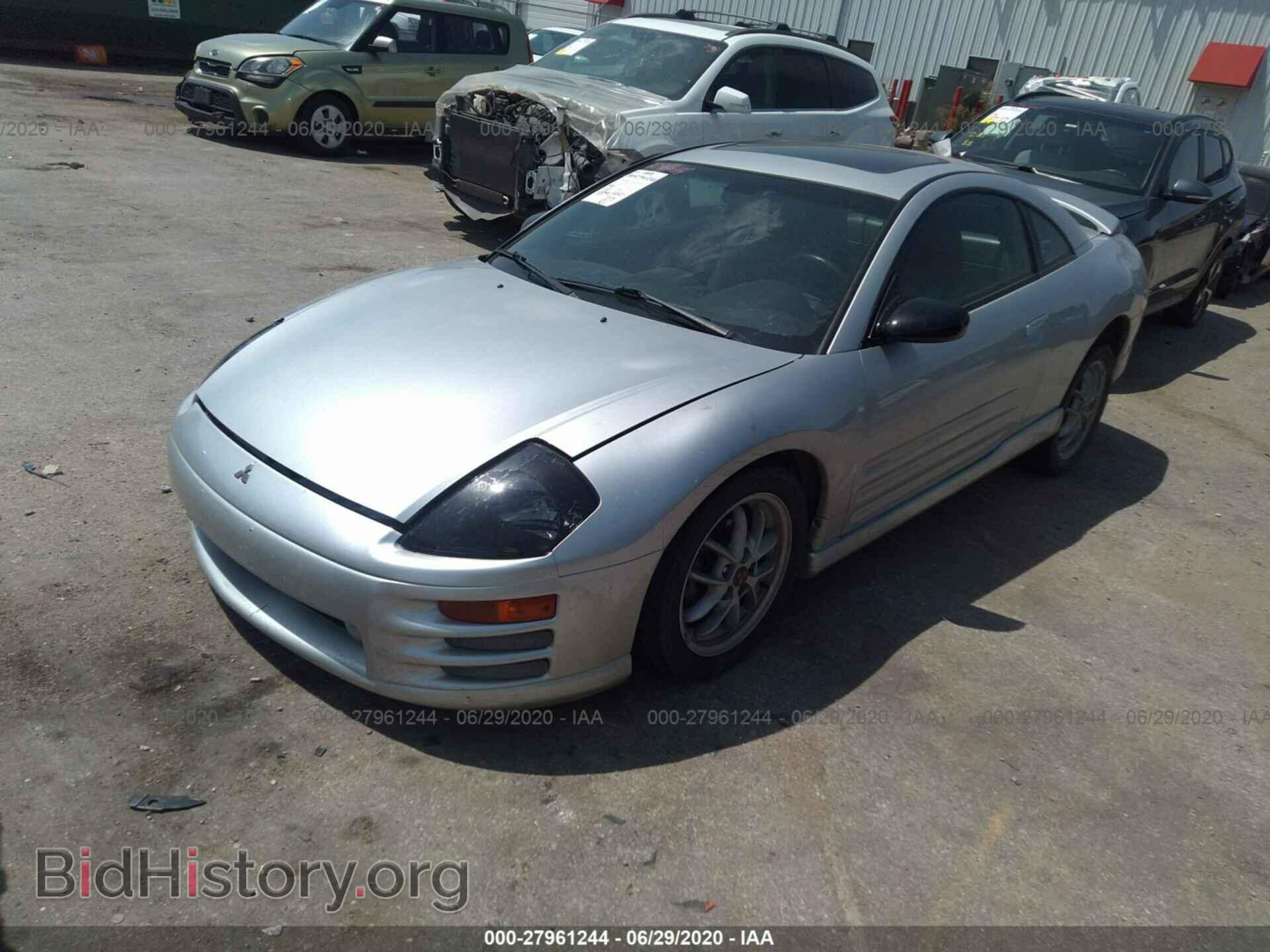 2002 MITSUBISHI ECLIPSE - VIN: 4A3AC54H22E026837 - Фото 2