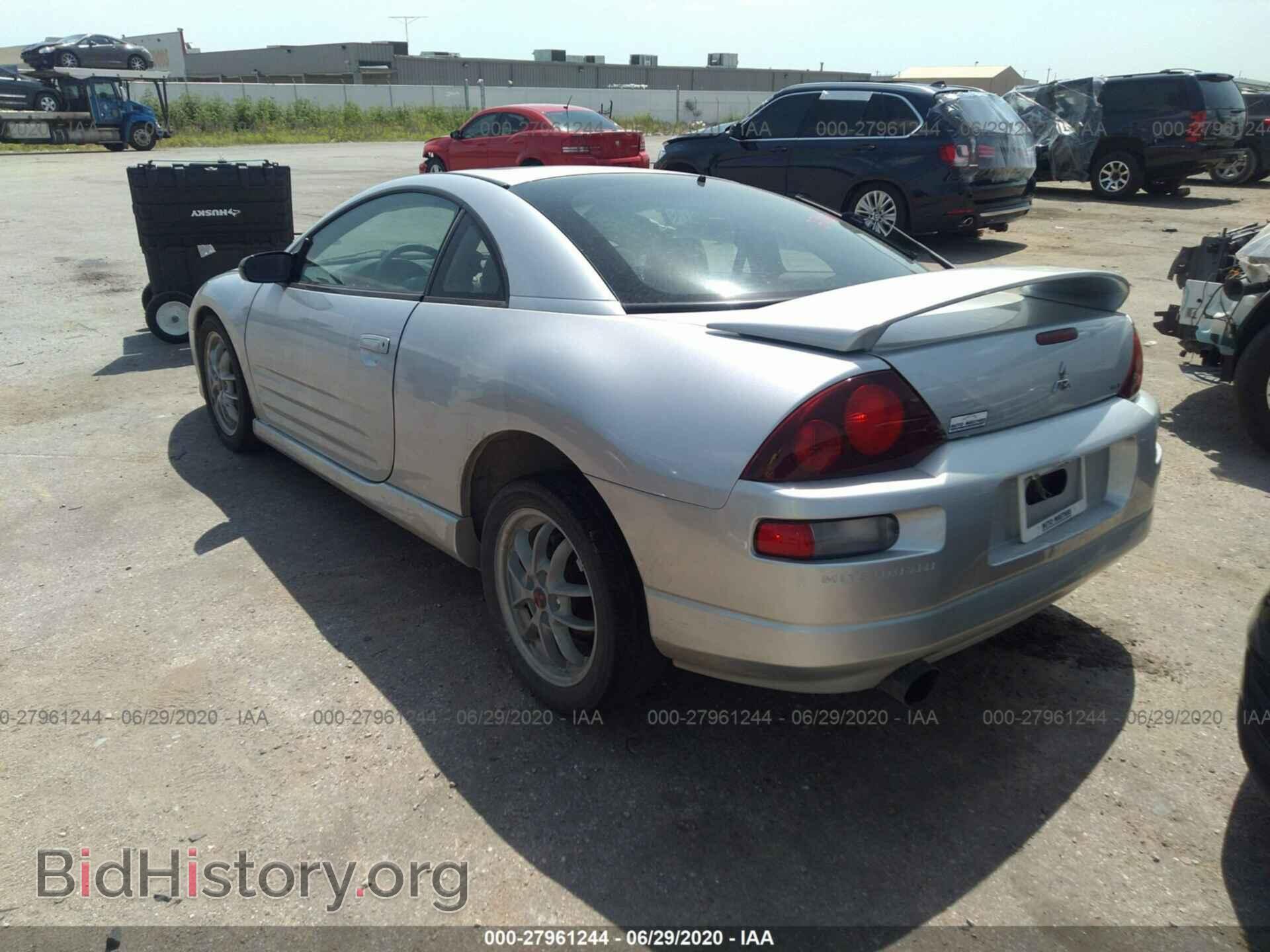 2002 MITSUBISHI ECLIPSE - VIN: 4A3AC54H22E026837 - Фото 3