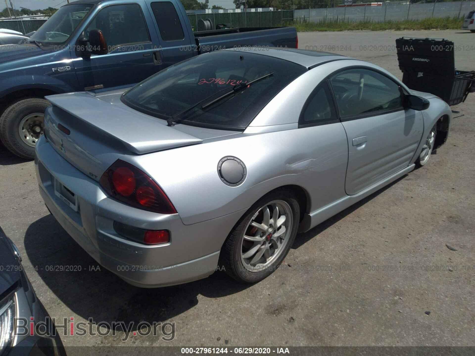 2002 MITSUBISHI ECLIPSE - VIN: 4A3AC54H22E026837 - Фото 4