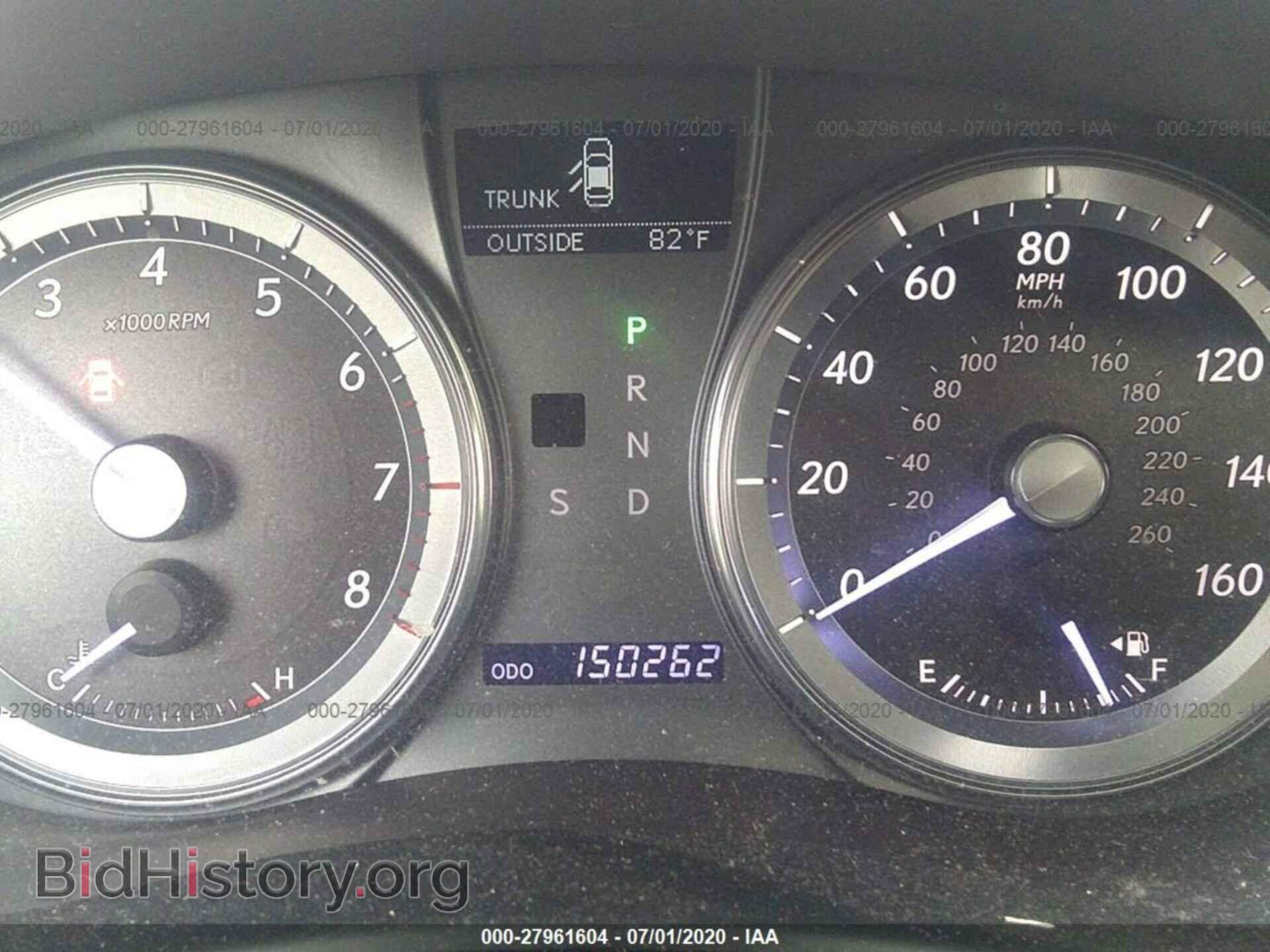 2012 LEXUS ES 350 - VIN: JTHBK1EG3C2491301 - Фото 7