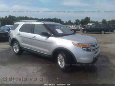 2011 Ford EXPLORER XLT, gray — VIN 1FMHK7D82BGA55836, IAAI
