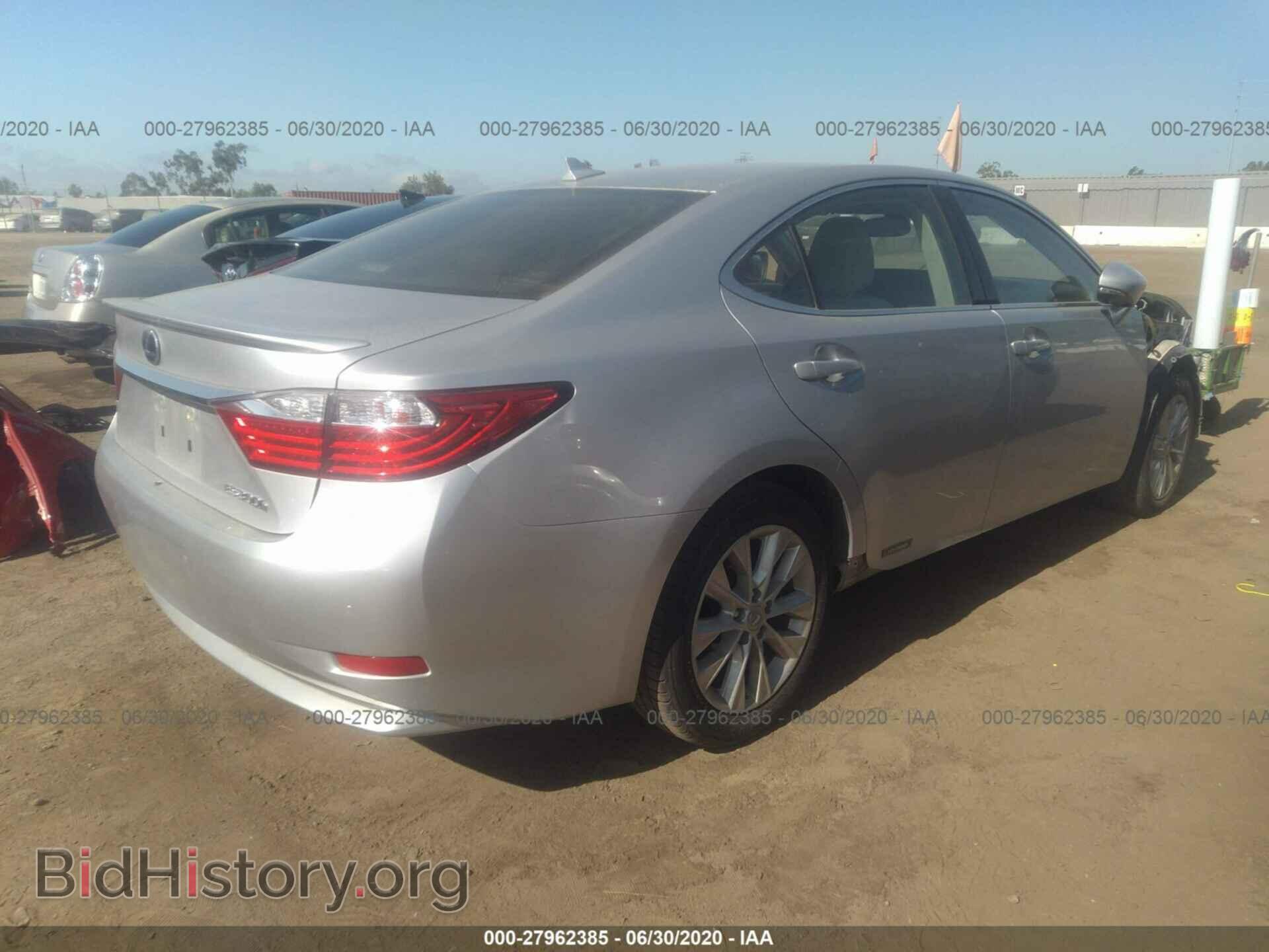2014 LEXUS ES 300H - VIN: JTHBW1GG2E2053678 - Фото 4