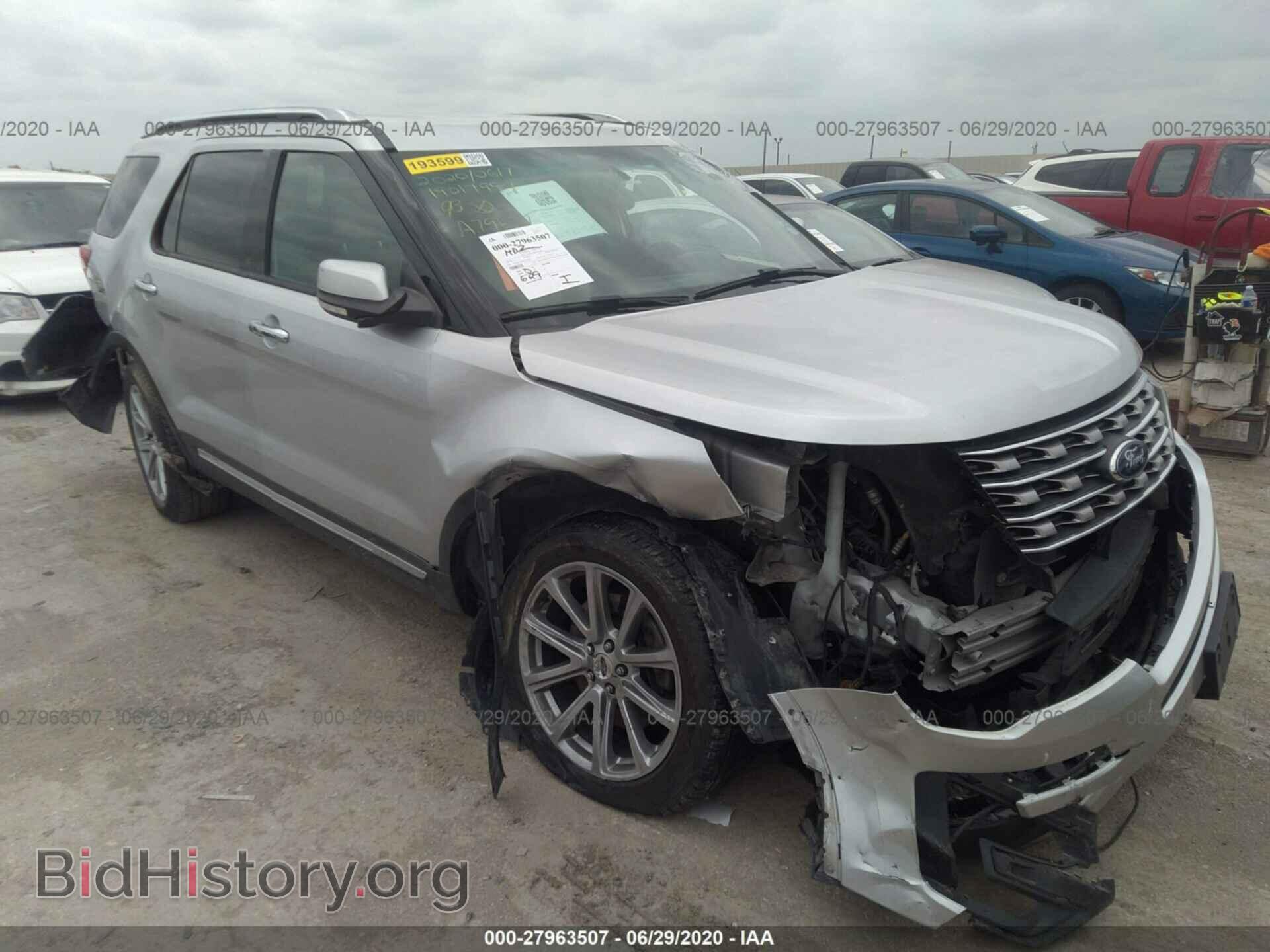 Photo 1FM5K7F87GGA79637 - FORD EXPLORER 2016