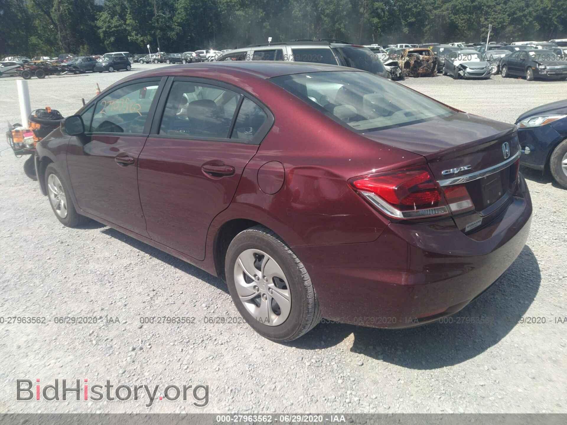 2013 HONDA CIVIC SDN - VIN: 2HGFB2F5XDH545953 - Фото 3
