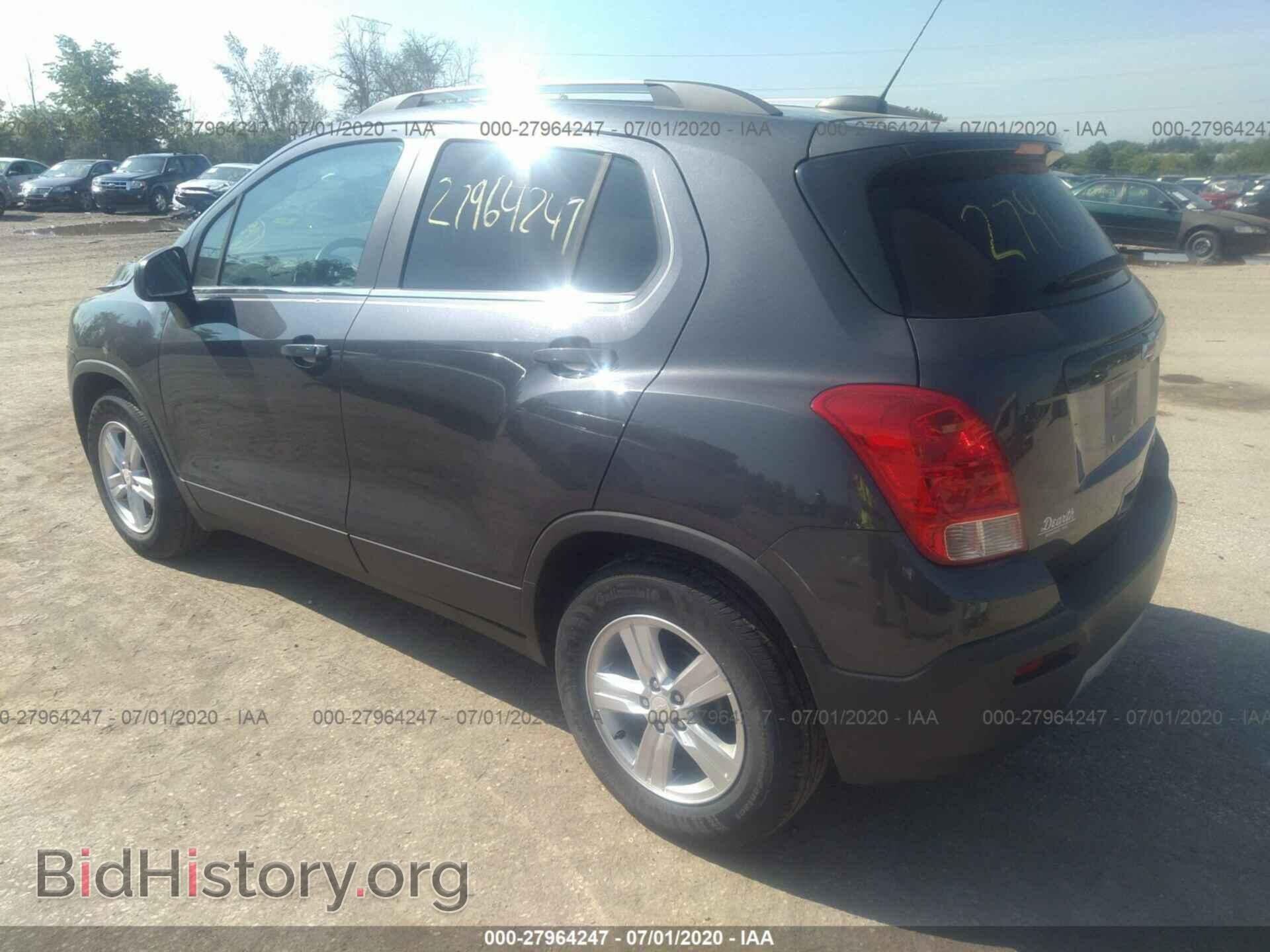 2016 CHEVROLET TRAX - VIN: 3GNCJLSB6GL212657 - Photo 3