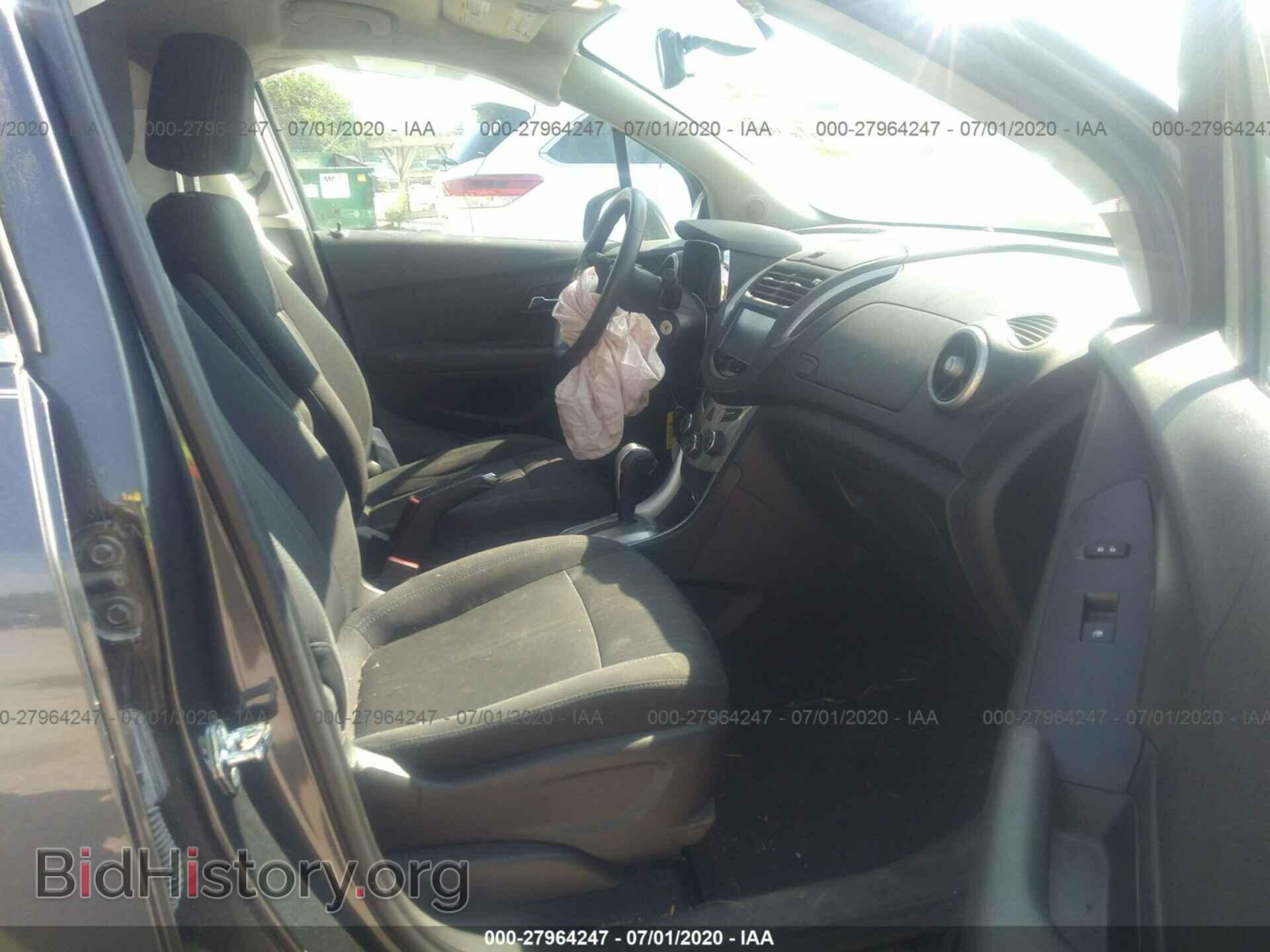 2016 CHEVROLET TRAX - VIN: 3GNCJLSB6GL212657 - Photo 5