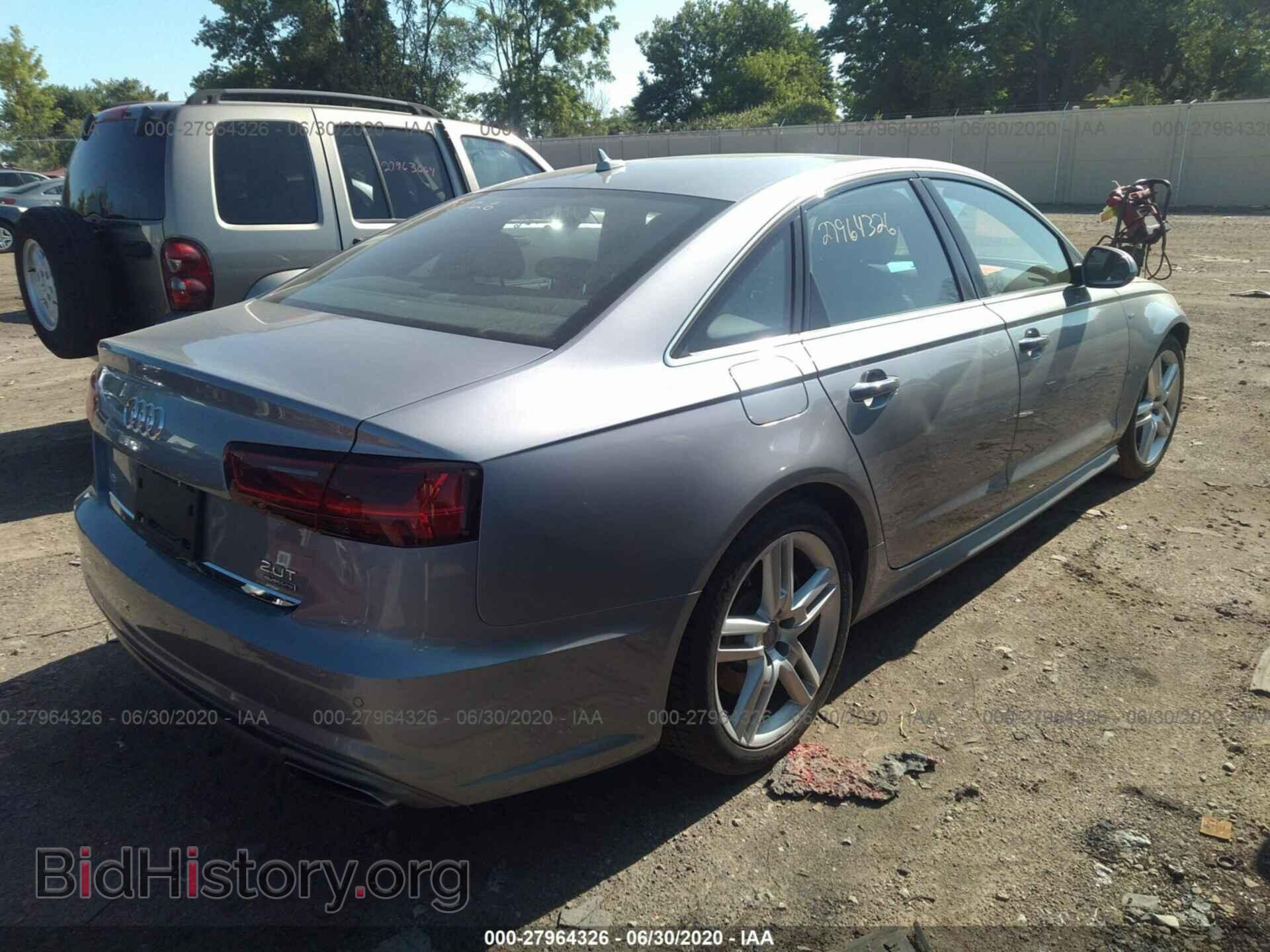 2016 AUDI A6 - VIN: WAUGFAFC8GN009592 - Фото 4