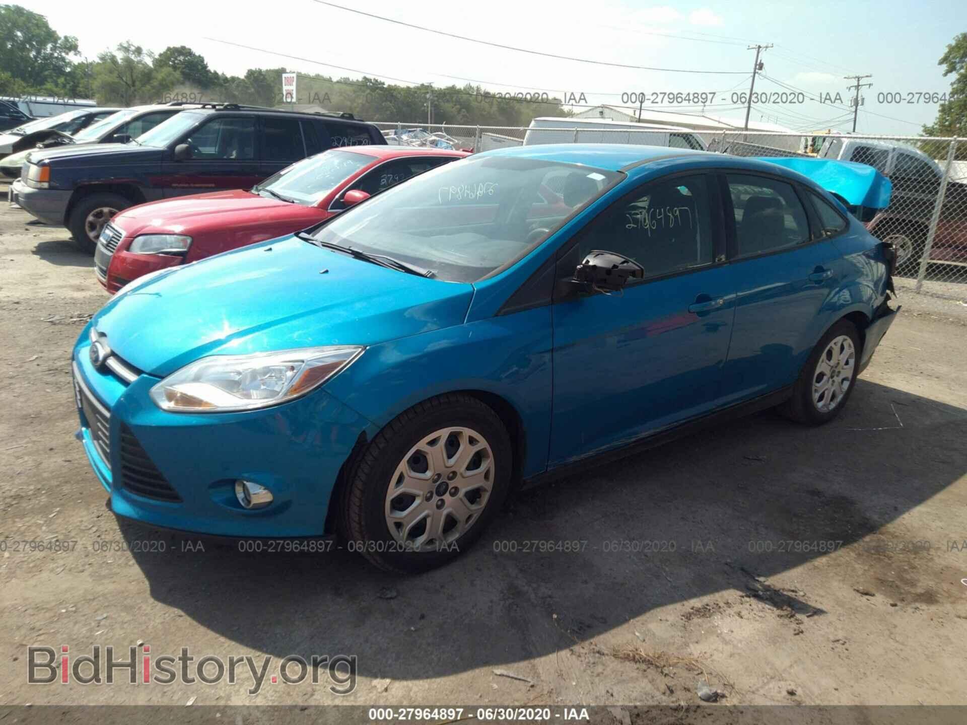 2012 FORD FOCUS - VIN: 1FAHP3F28CL256629 - Фото 2