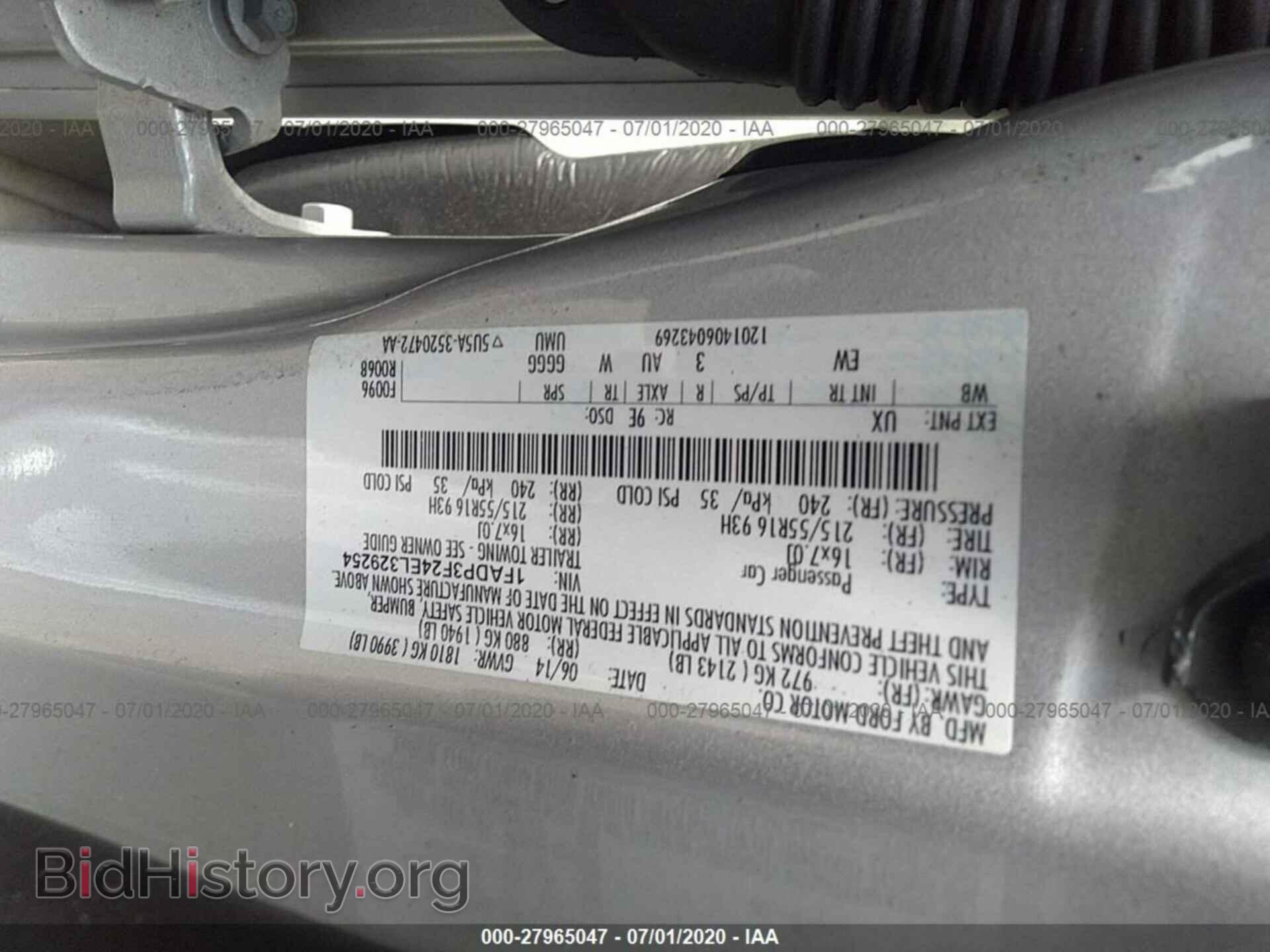 2014 FORD FOCUS - VIN: 1FADP3F24EL329254 - Photo 9