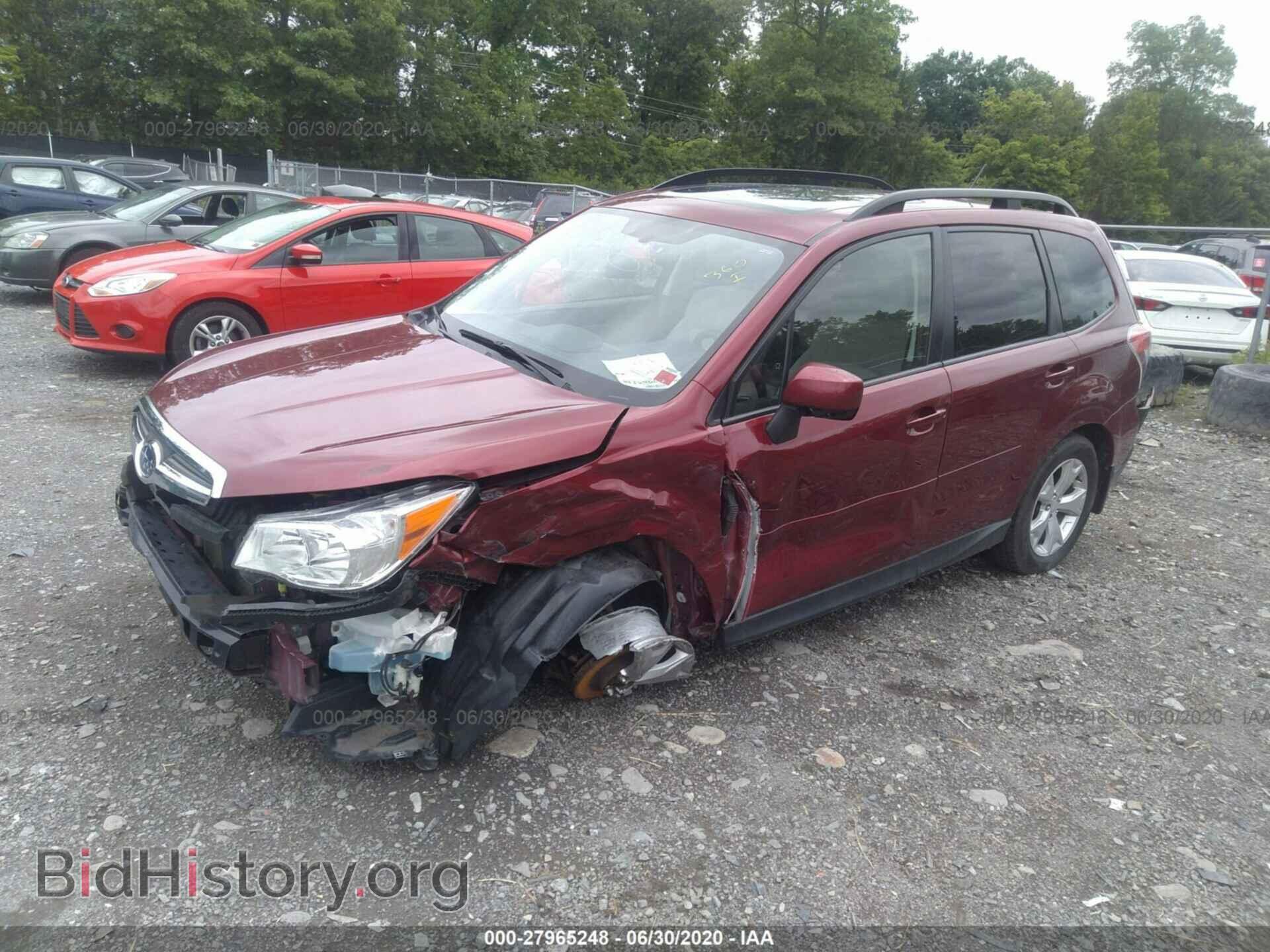 2014 SUBARU FORESTER - VIN: JF2SJAEC3EH418285 - Фото 2