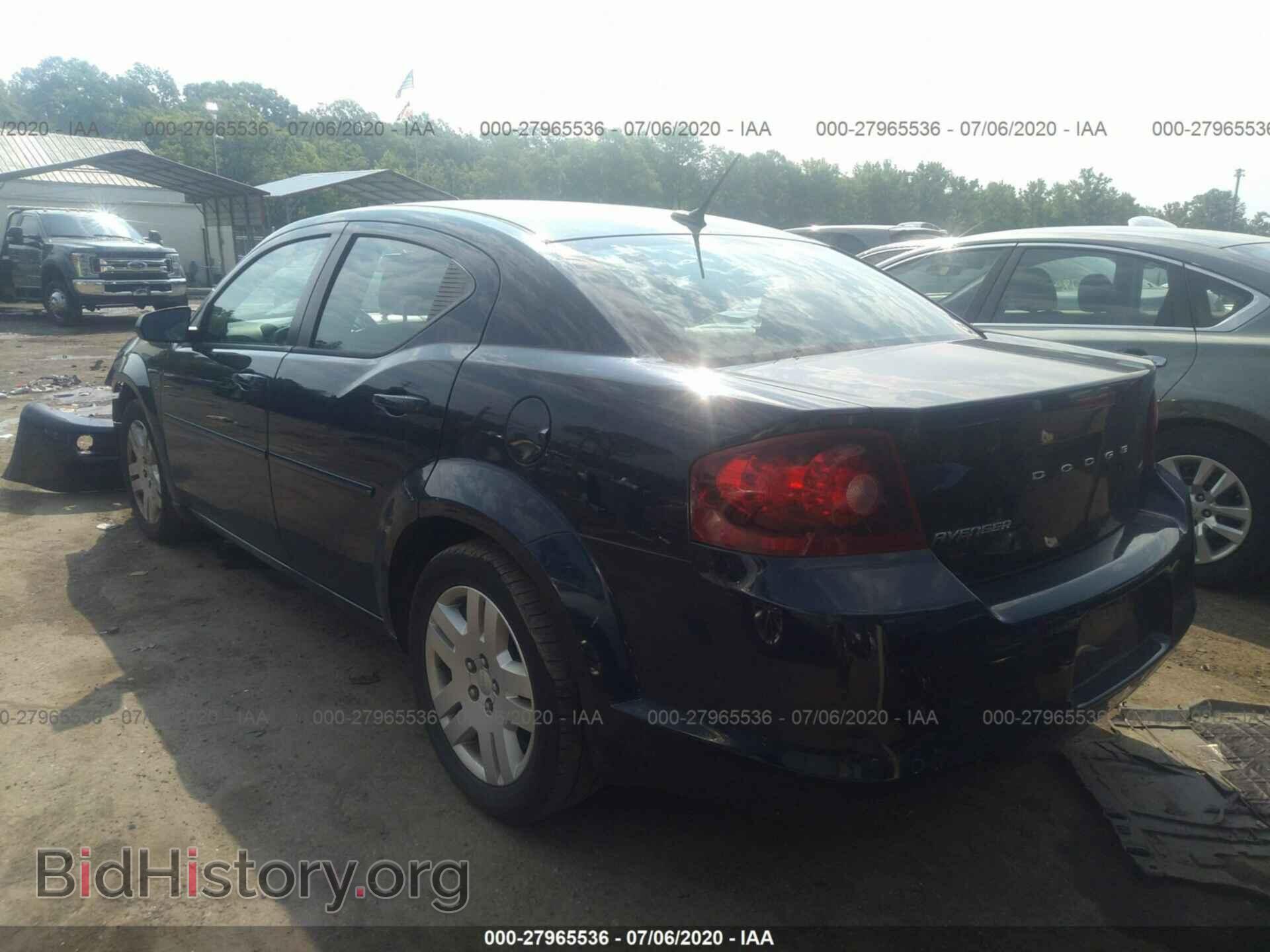 2013 DODGE AVENGER - VIN: 1C3CDZAG4DN772337 - Фото 3