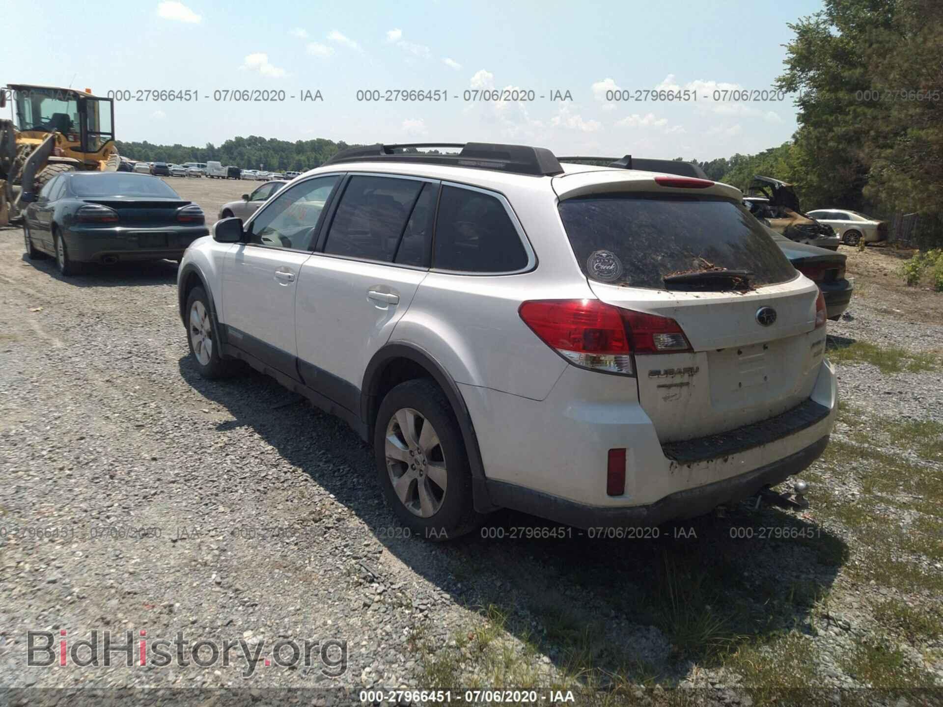 2012 SUBARU OUTBACK - VIN: 4S4BRBKC7C3224172 - Фото 3