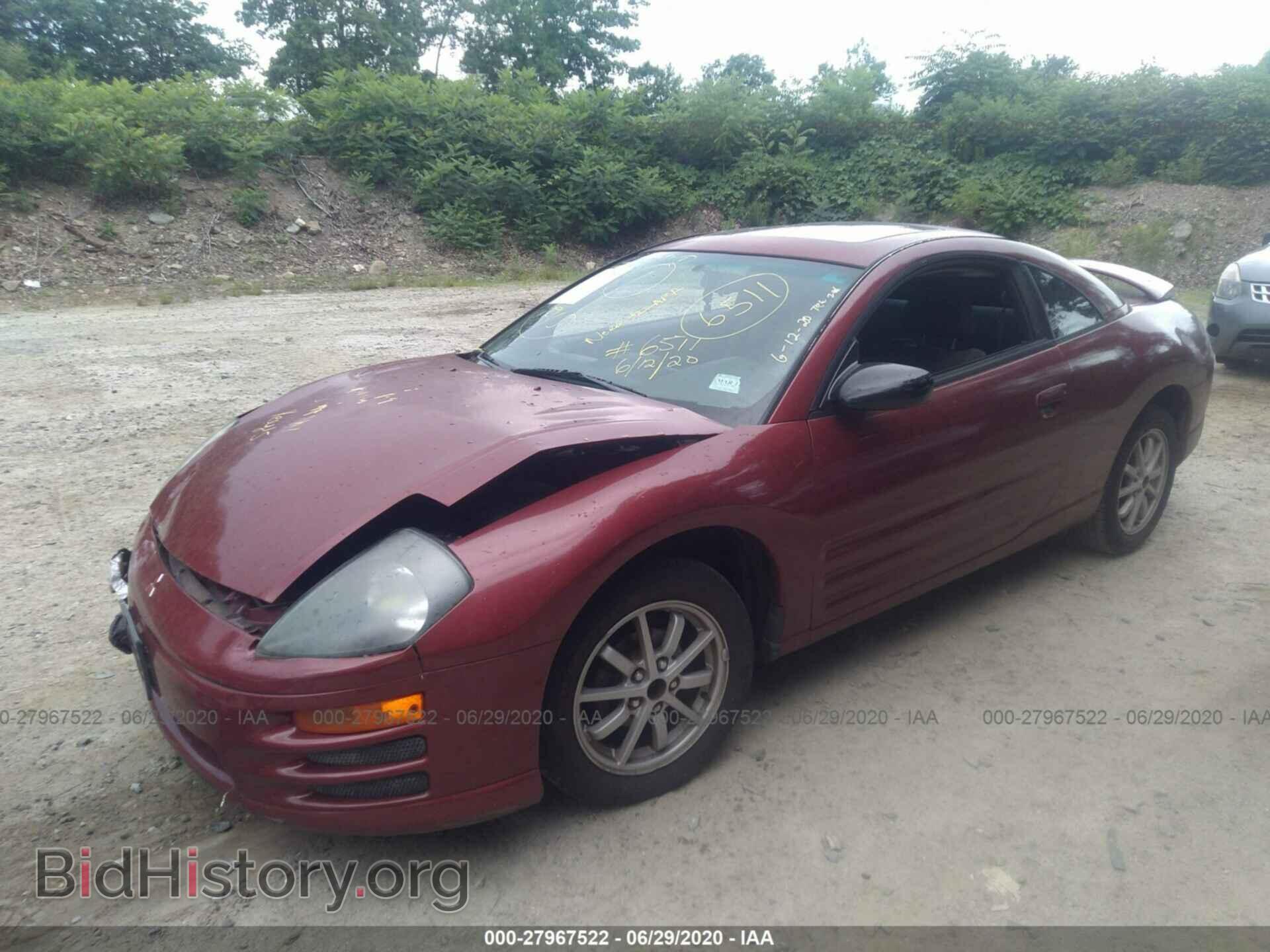 2000 MITSUBISHI ECLIPSE - VIN: 4A3AC44G8YE106511 - Фото 2